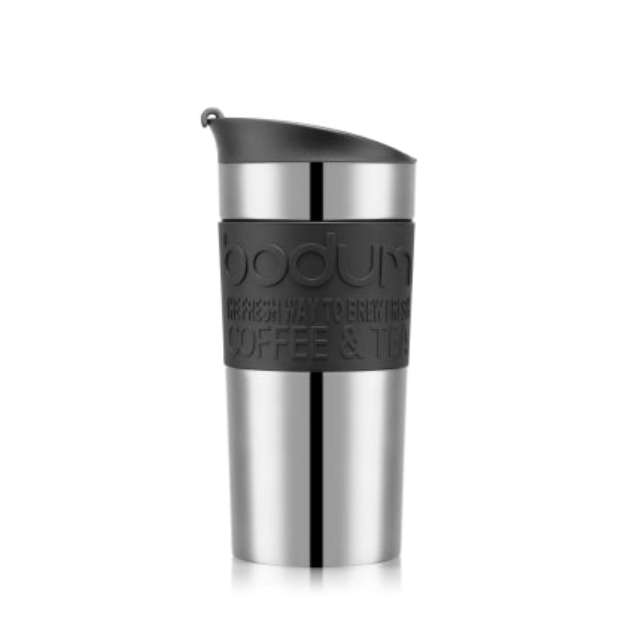 Bodum Vacuum Travel Mug Stainless Steel Black 350ml
