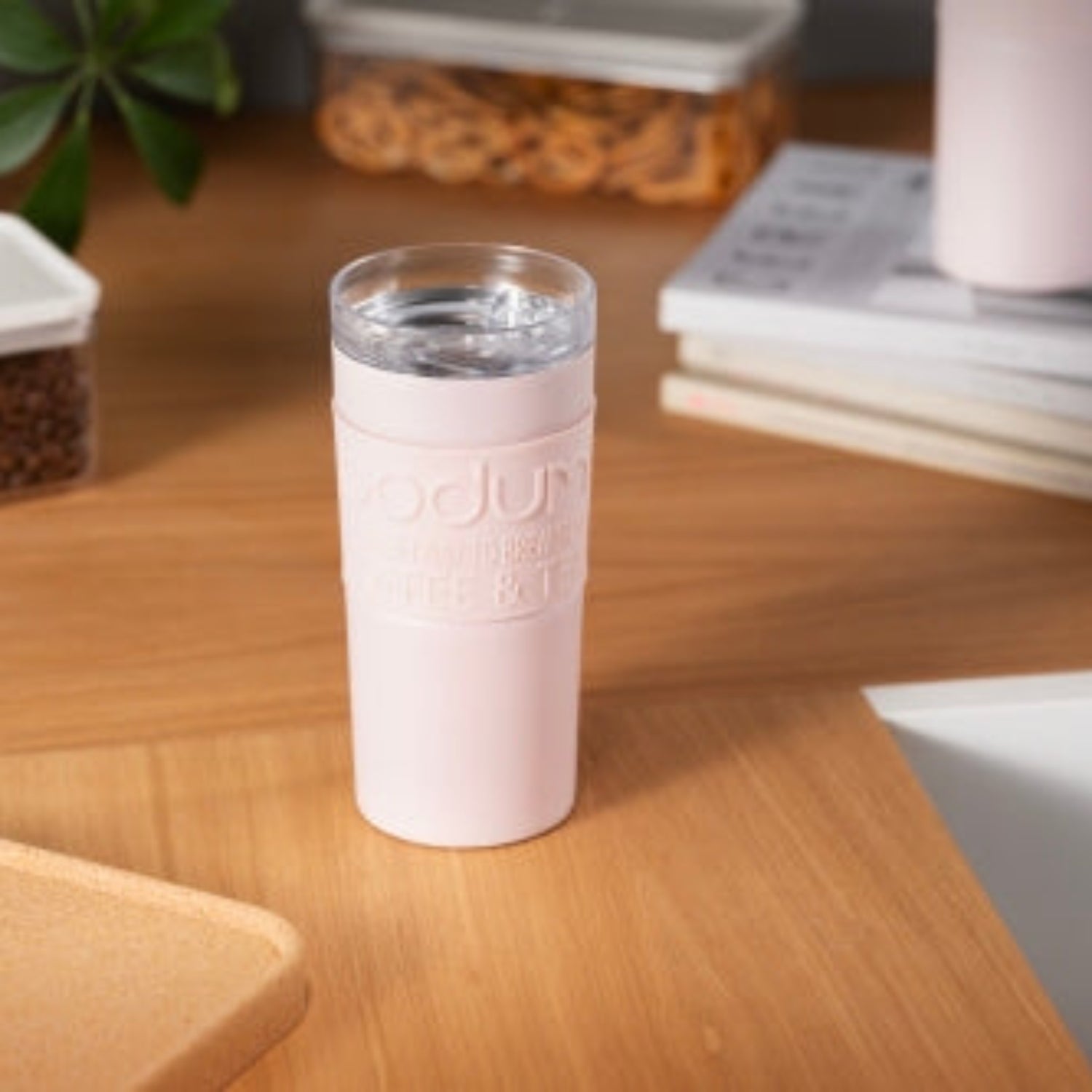 Bodum Vacuum Travel Mug Stainless Steel Pink 350ml