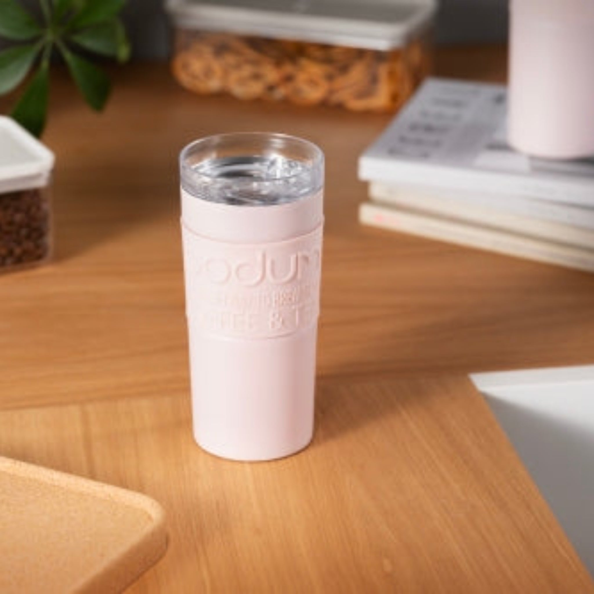 Bodum Vacuum Travel Mug Stainless Steel Pink 350ml