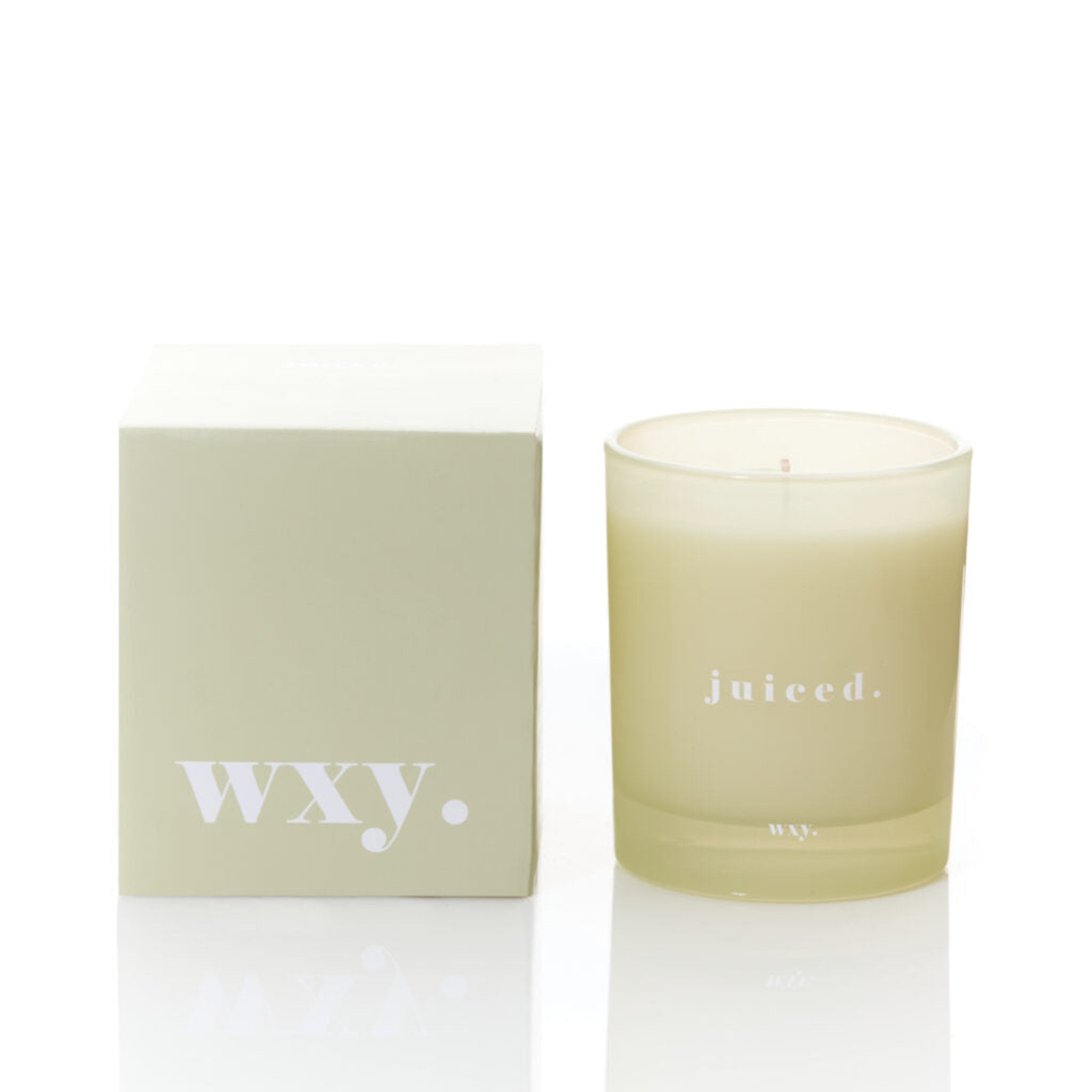 wxy. Mini Classic 8oz Juiced Candle Lime Avocado & Cucumber Water