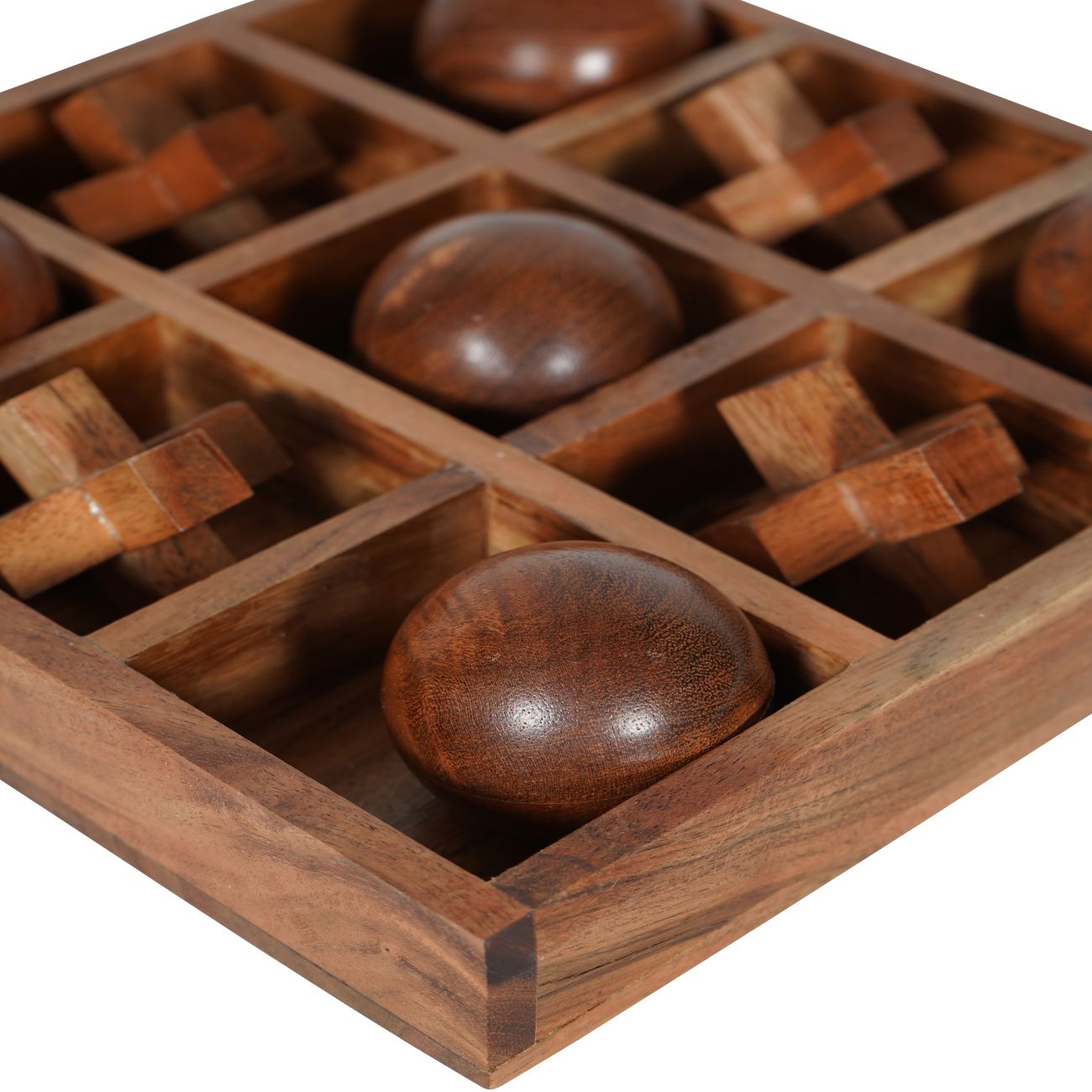 Libra Belben Wooden Noughts and Crosses Game
