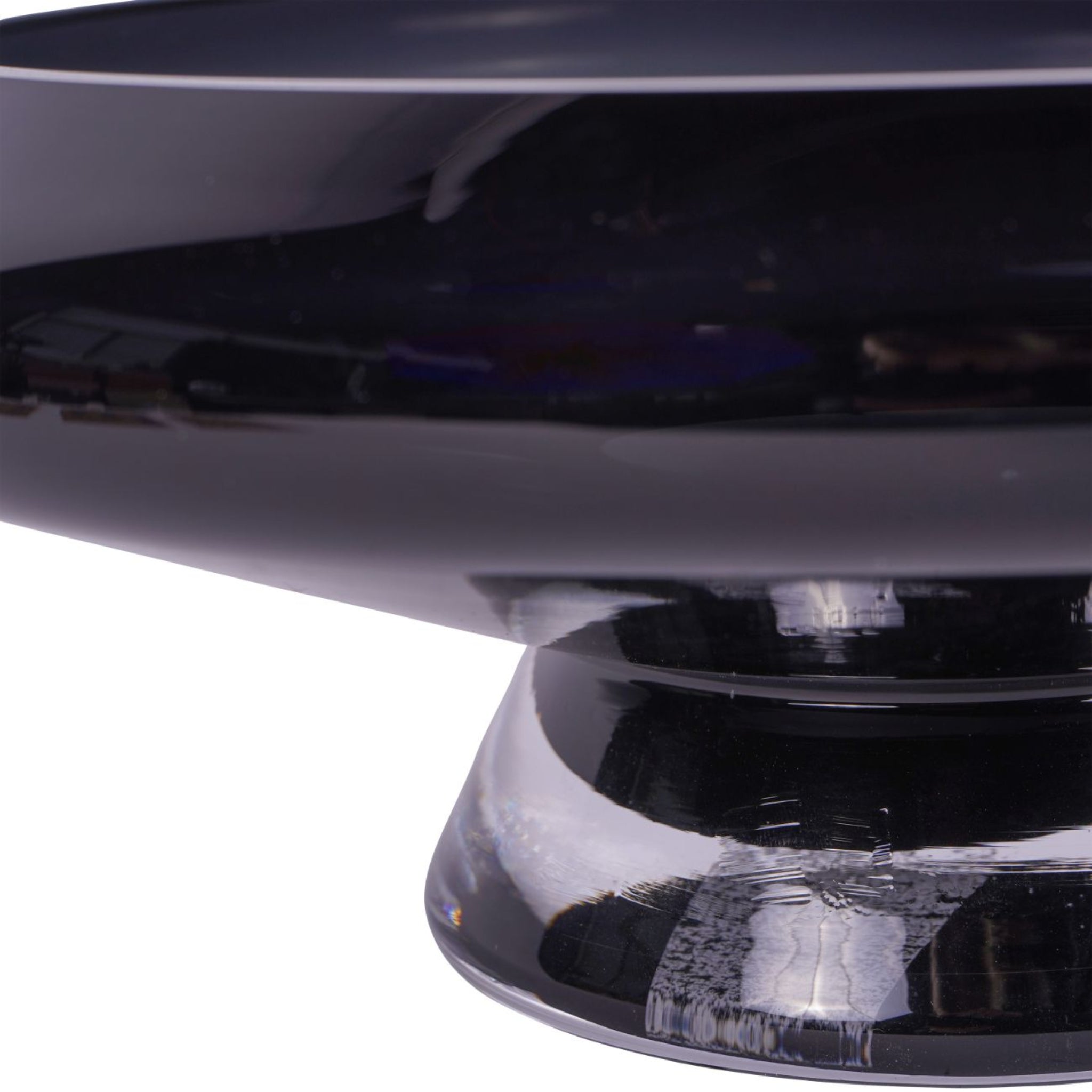 Libra Noir Glass Bowl 26cm