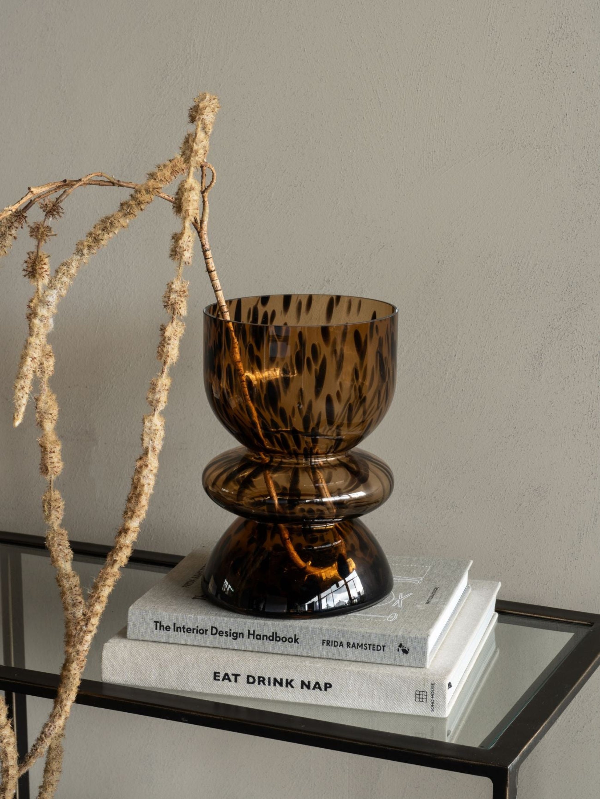 Libra Savanna Glass Vase 24cm