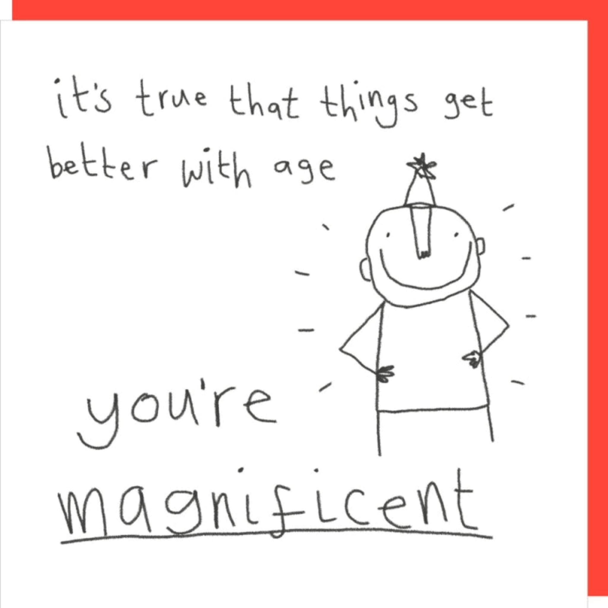 Rosie Made A Thing Magnificent Birthday Card