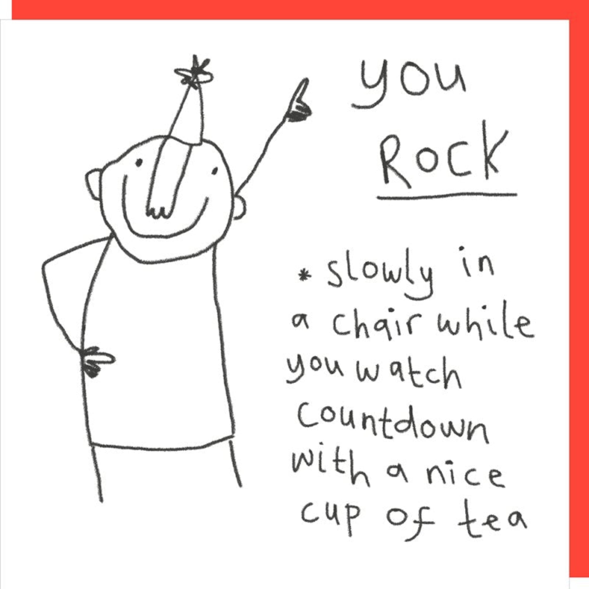 Rosie Made A Thing You Rock Birthday Card