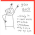 Rosie Made A Thing You Rock Birthday Card