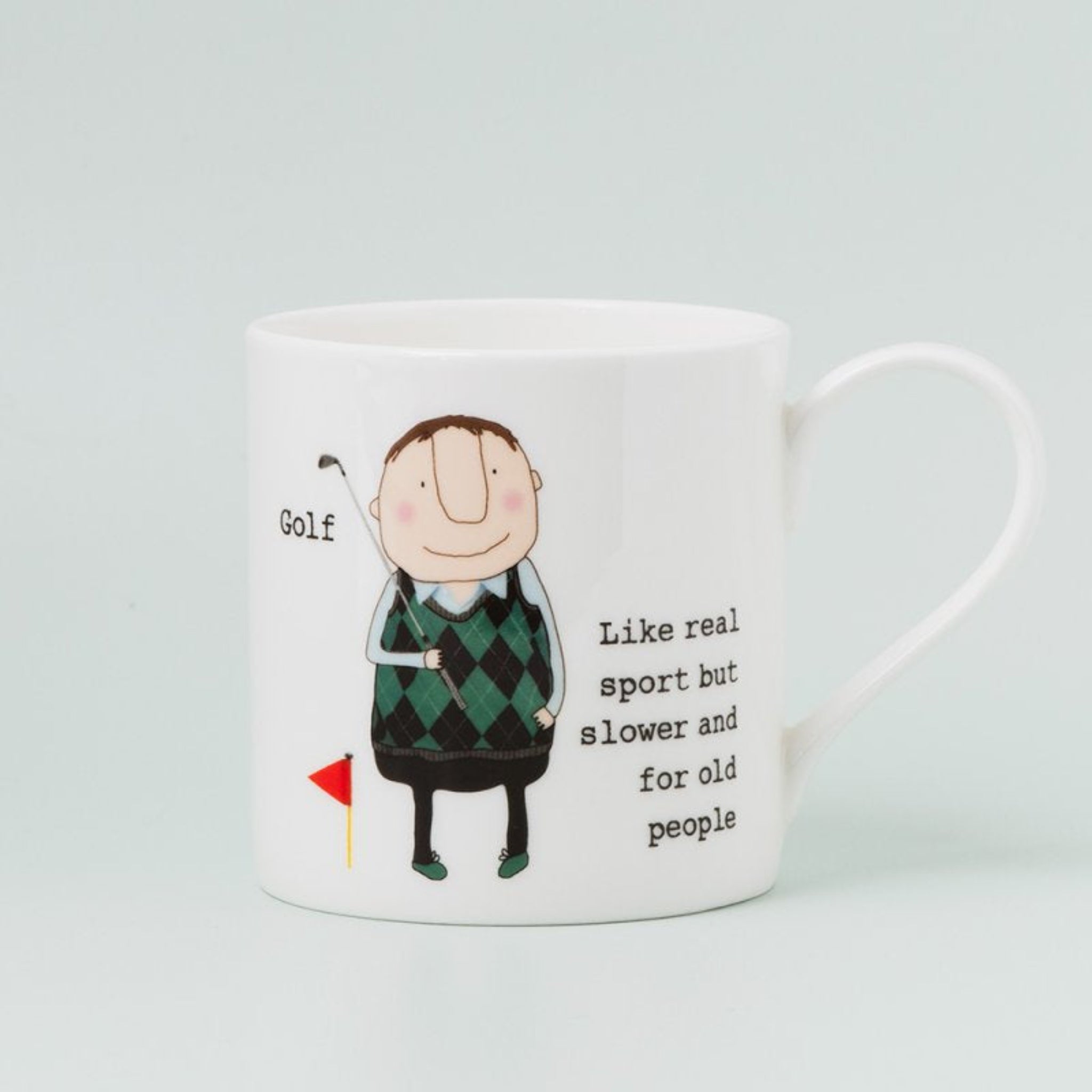 Rosie Made A Thing Golf Mug