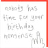 Rosie Made A Thing Nonsense Birthday Card