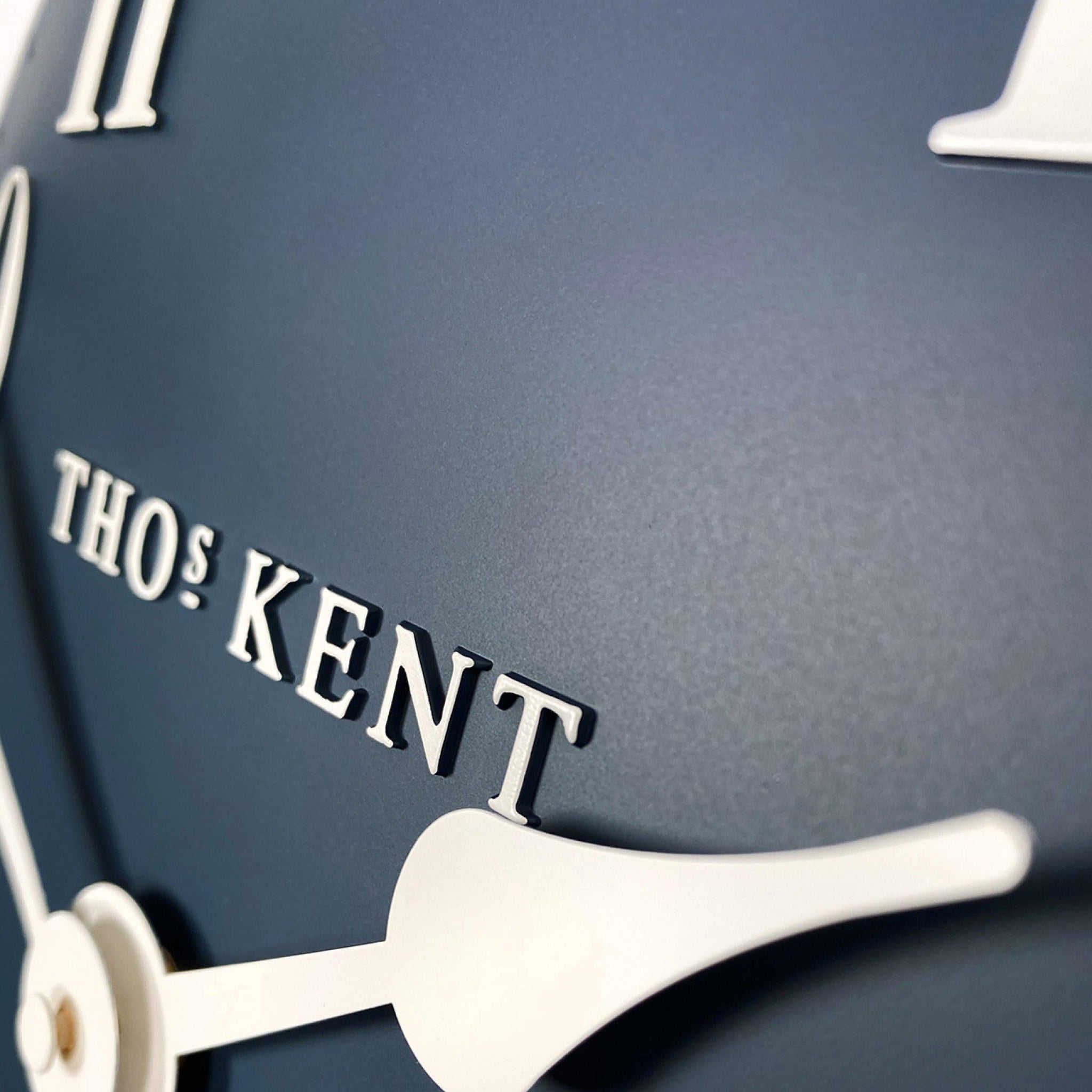 Thomas Kent Mulberry 12" Wall Clock Ink