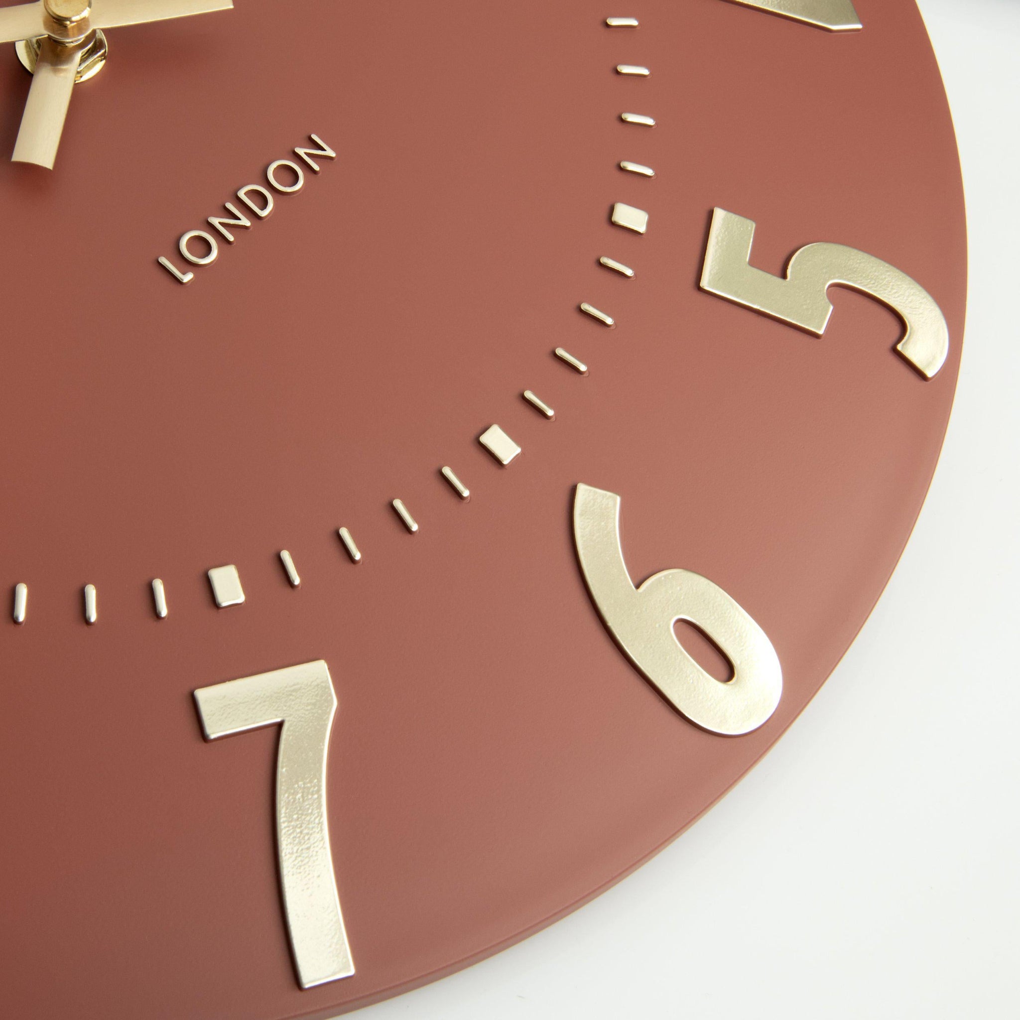 Thomas Kent Mulberry 12" Wall Clock Auburn