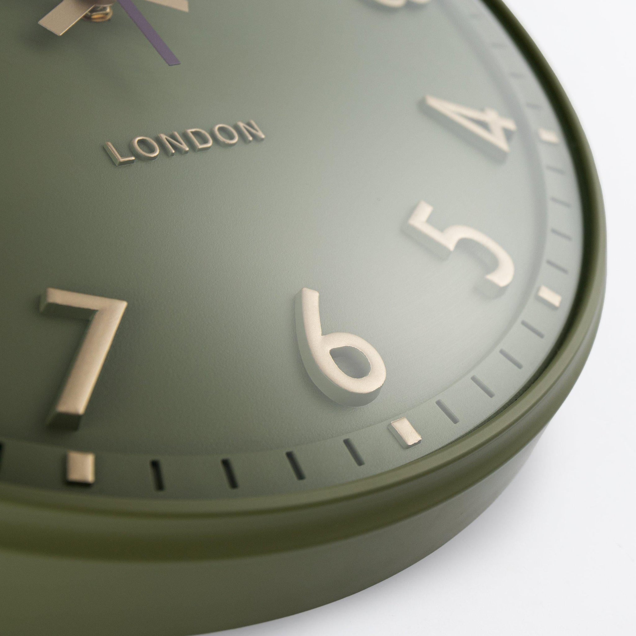 Thomas Kent 14" Tresco Wall Clock Clover Green