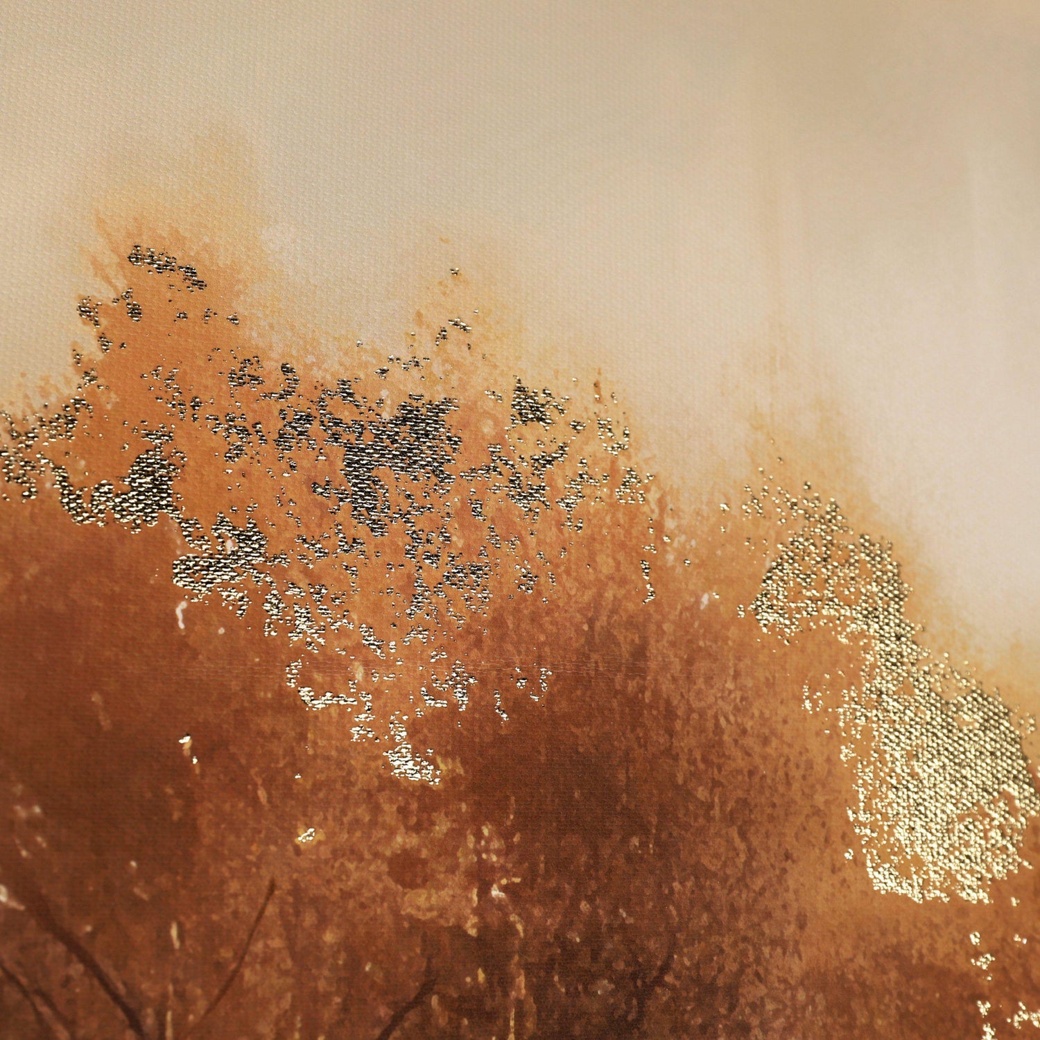 Golden Treeline by Ulyana Hammond close up