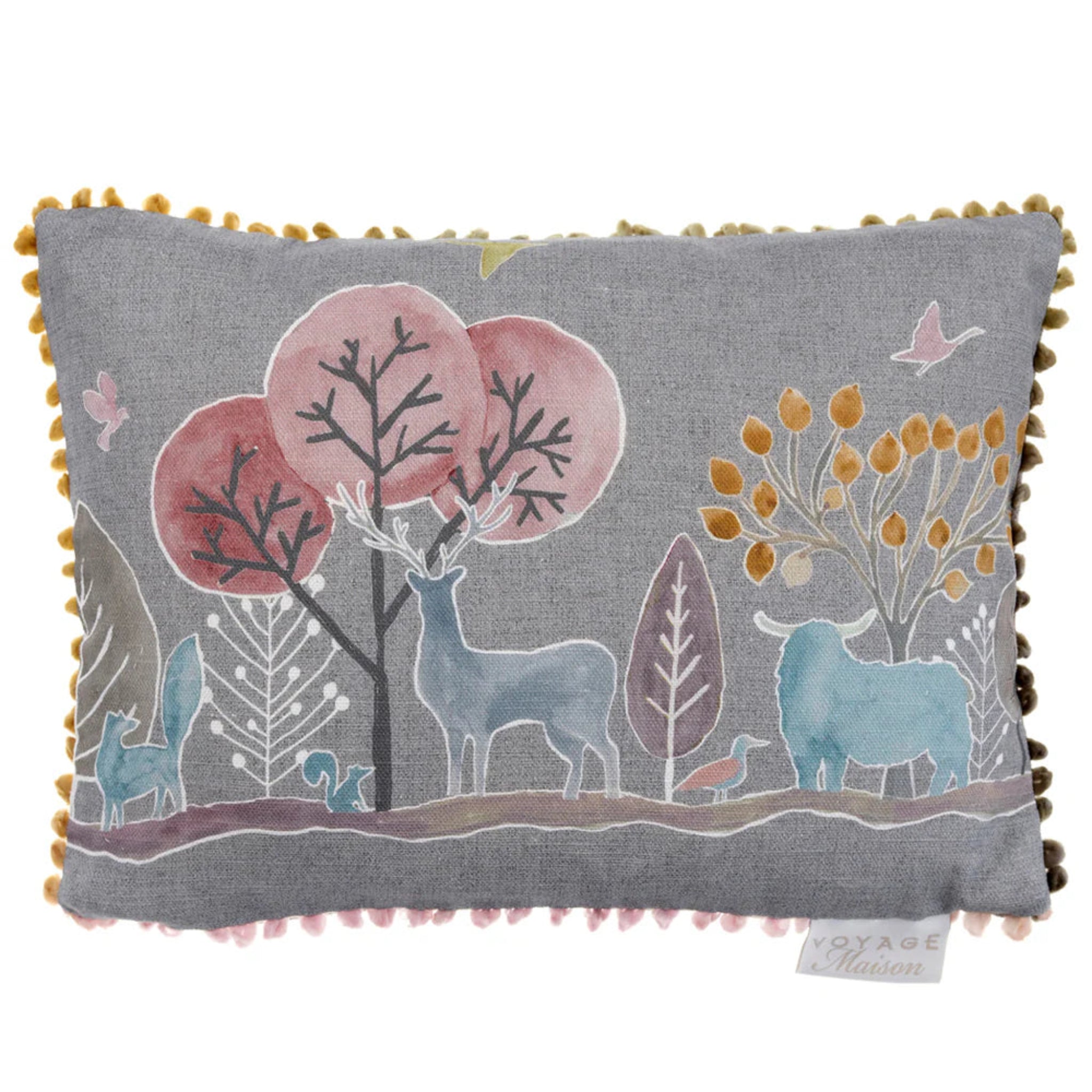 Voyage Maison Ariundle Small Printed Cushion Cover Granite