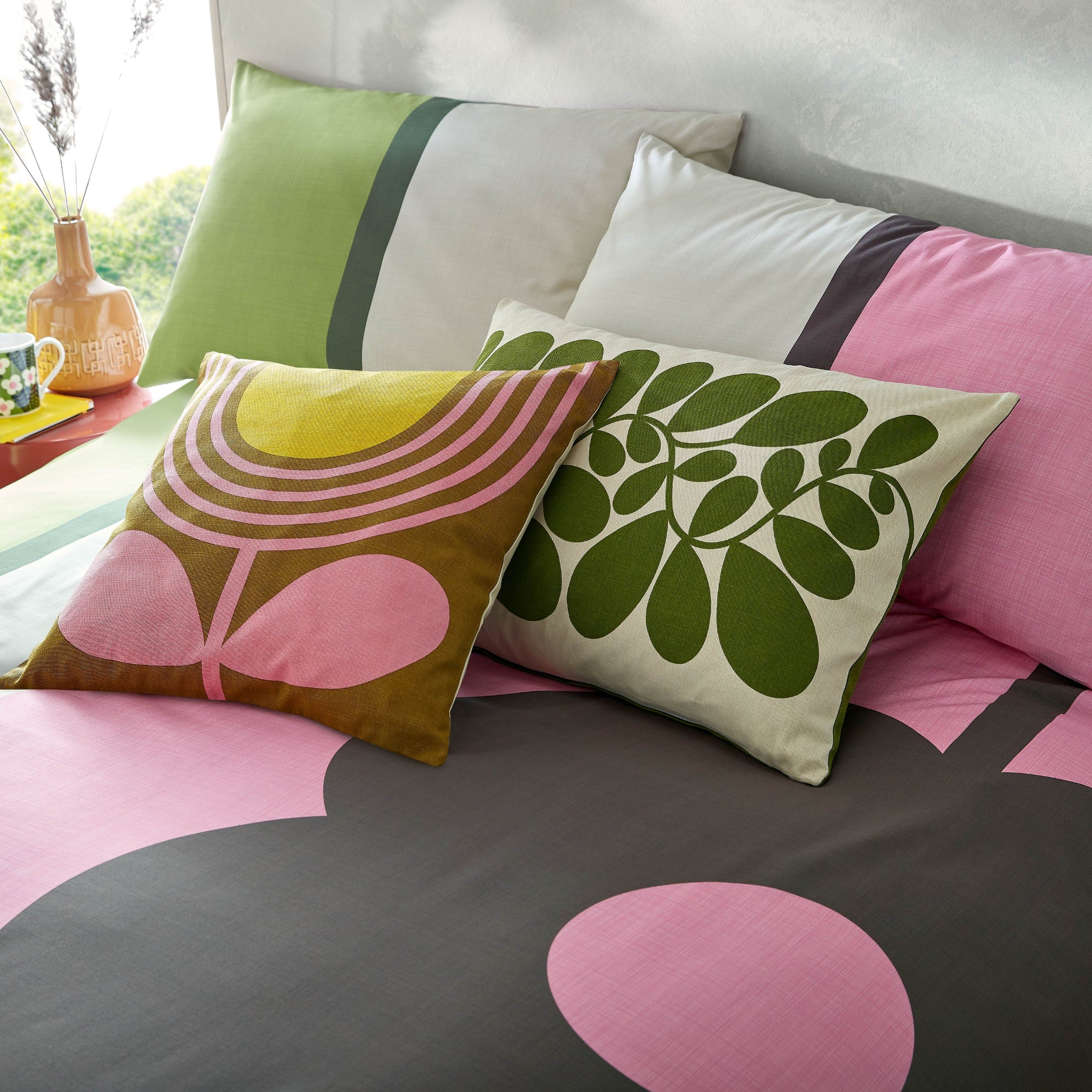 Orla Kiely Abacus Block Flower Duvet Cover Set Multi