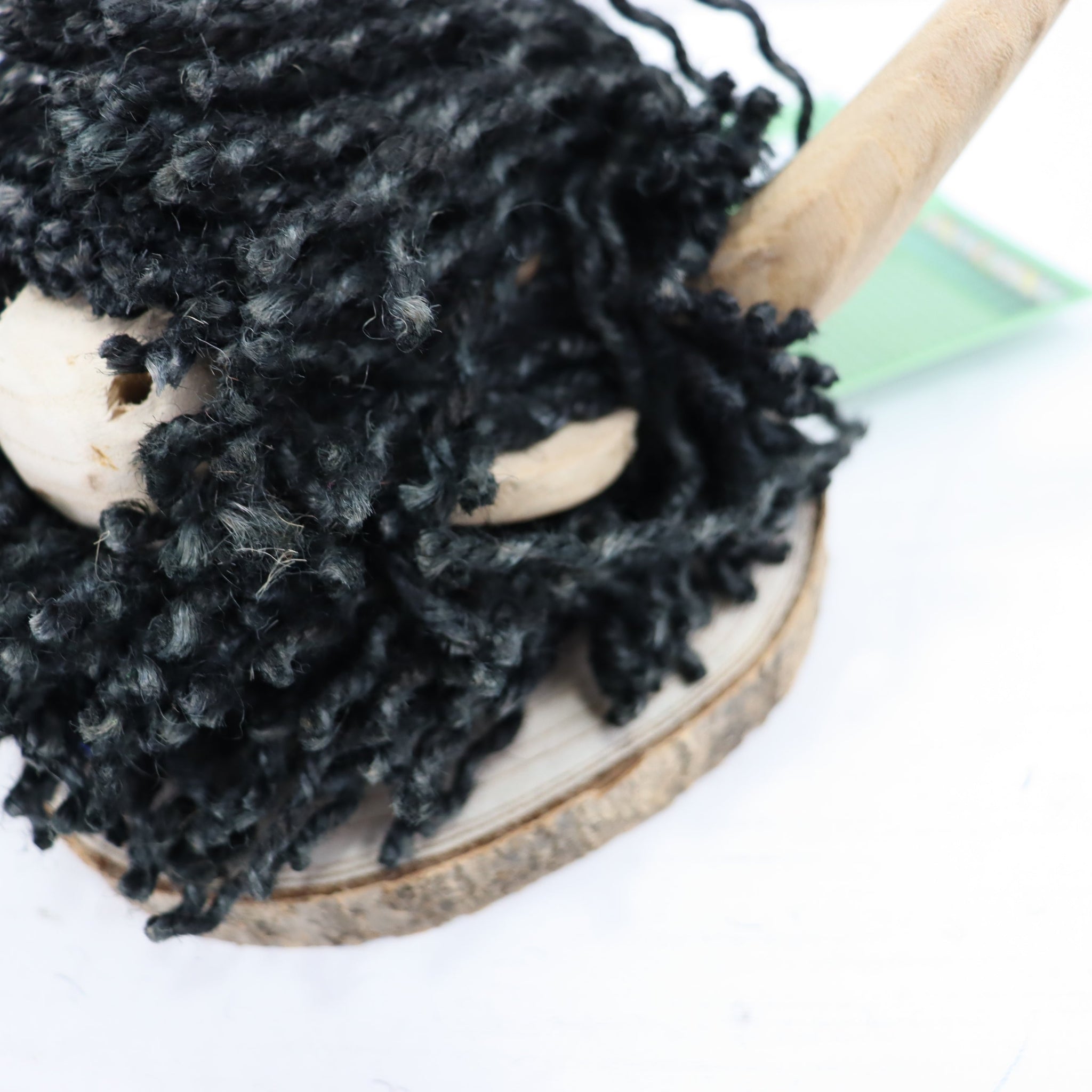 Aquarelle Home Ailsa Mini Wall Mounted Highland Cow Head Jute Black