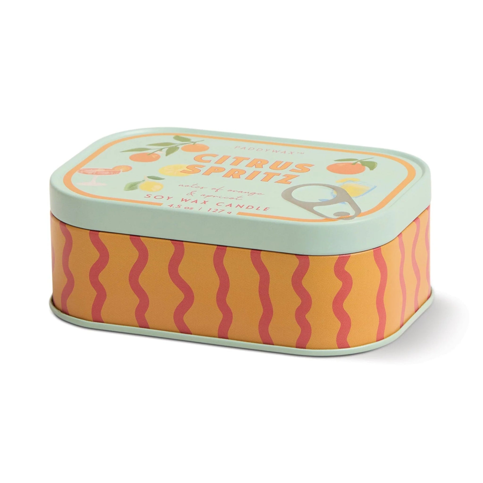 Candle tin with &