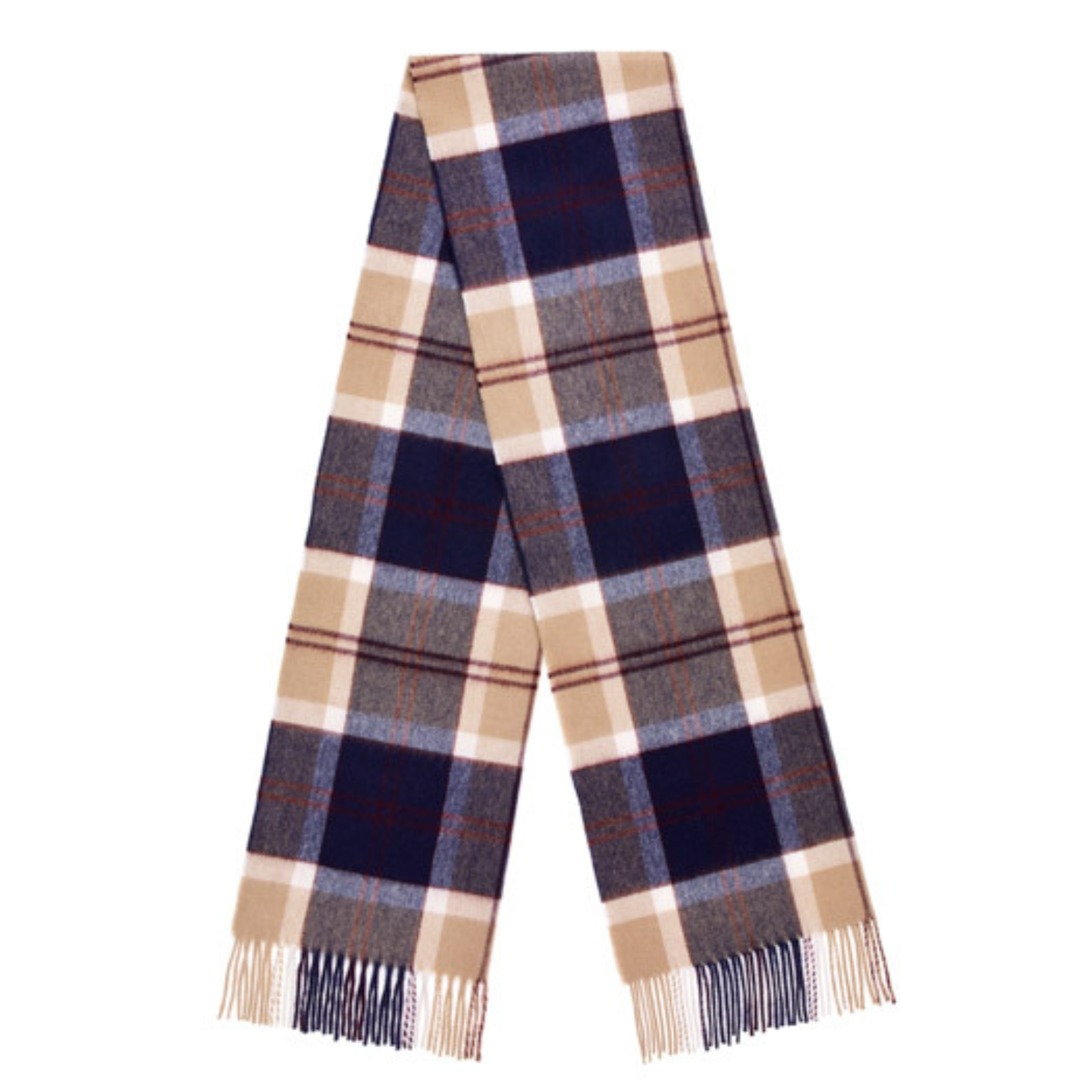Bronte by Moon Bannockbane Tartan Scarf Navy 25cm x 190cm