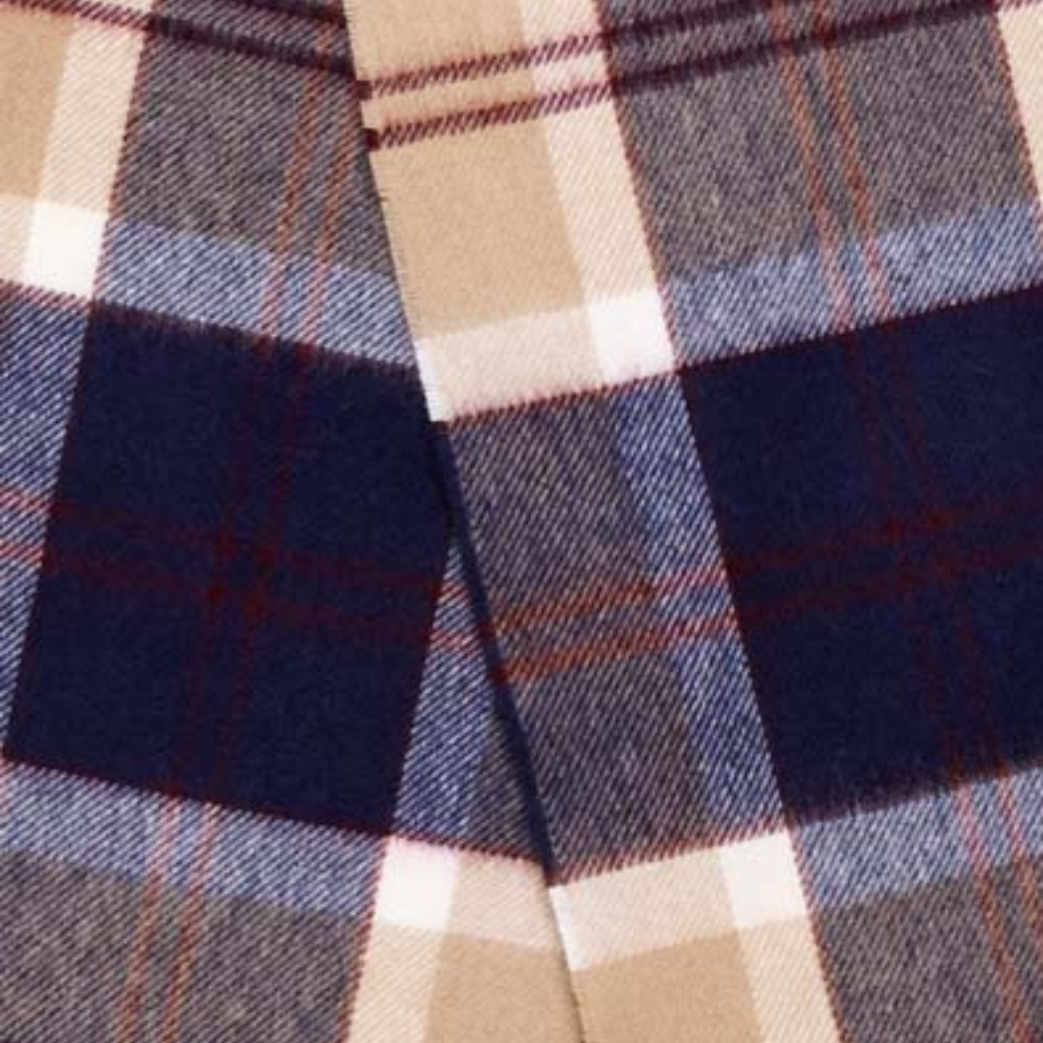 Bronte by Moon Bannockbane Tartan Scarf Navy 25cm x 190cm