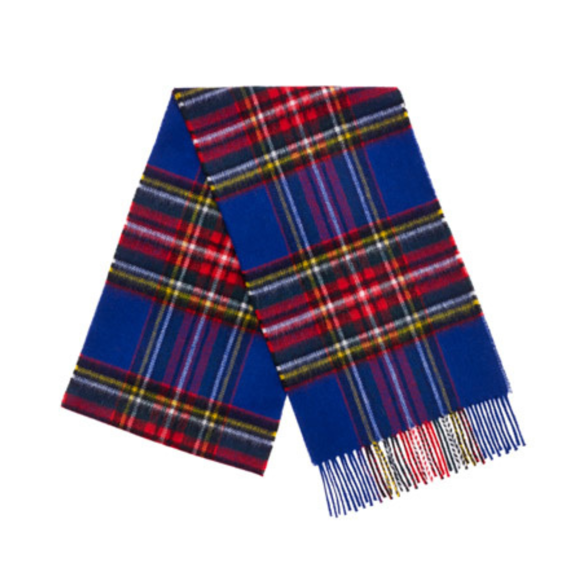 Bronte by Moon Blue Stewart Tartan Scarf 25cm x 190cm
