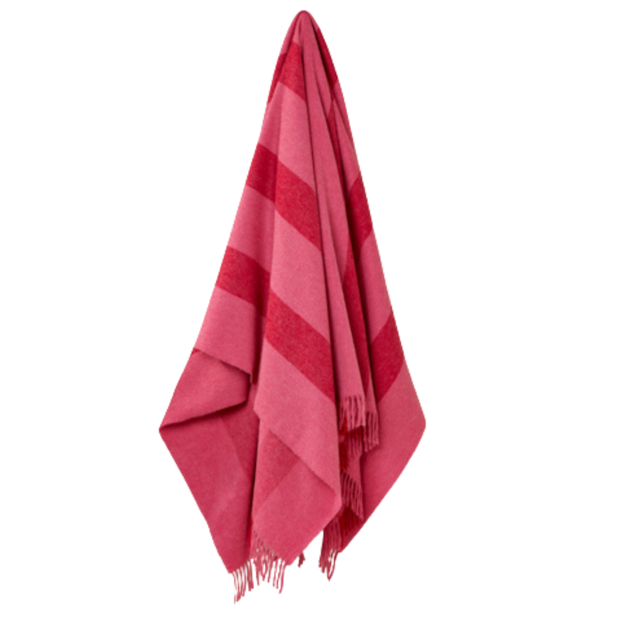 Bronte by Moon Stripe Merino Throw Pink