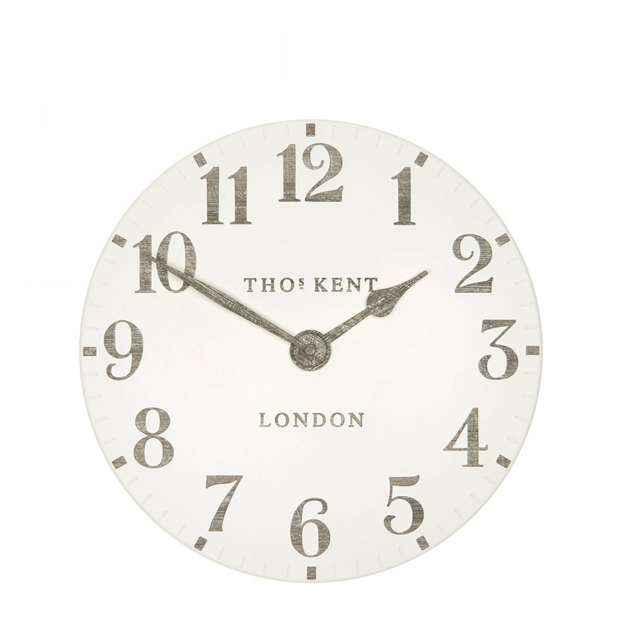 Thomas Kent Mulberry 12" Wall Clock Limestone