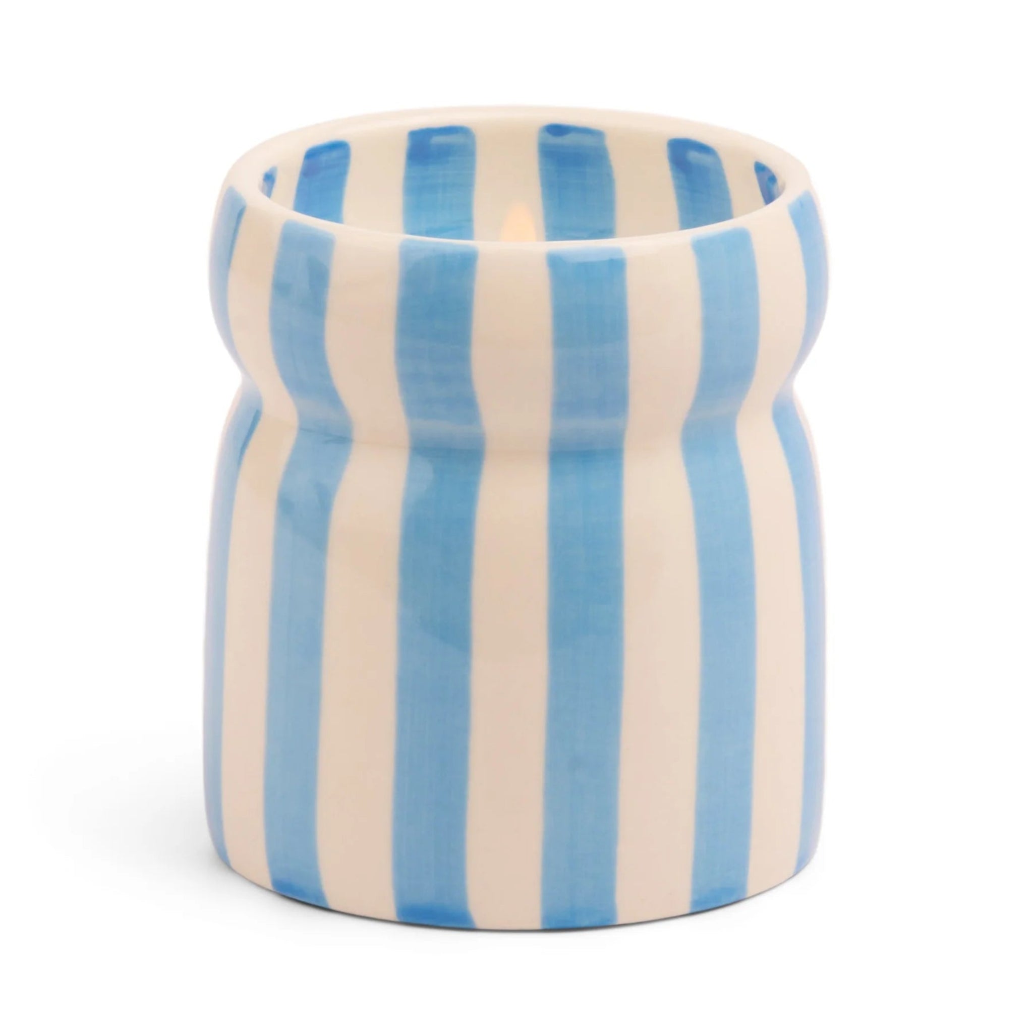 Paddywax A Cabana Blue Striped Lost At Sea Candle 226g