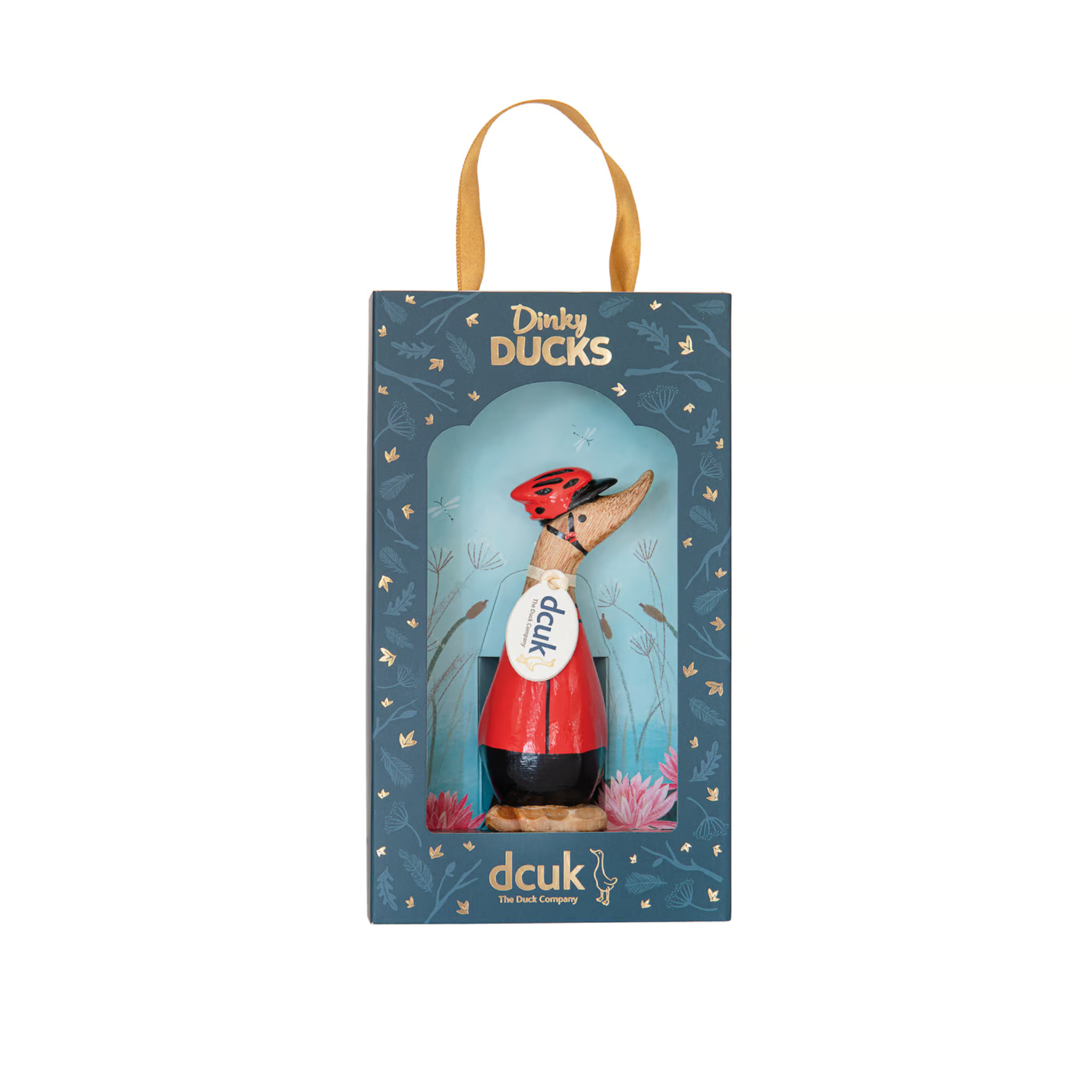DCUK Dinky Duck Cyclist red in gift box