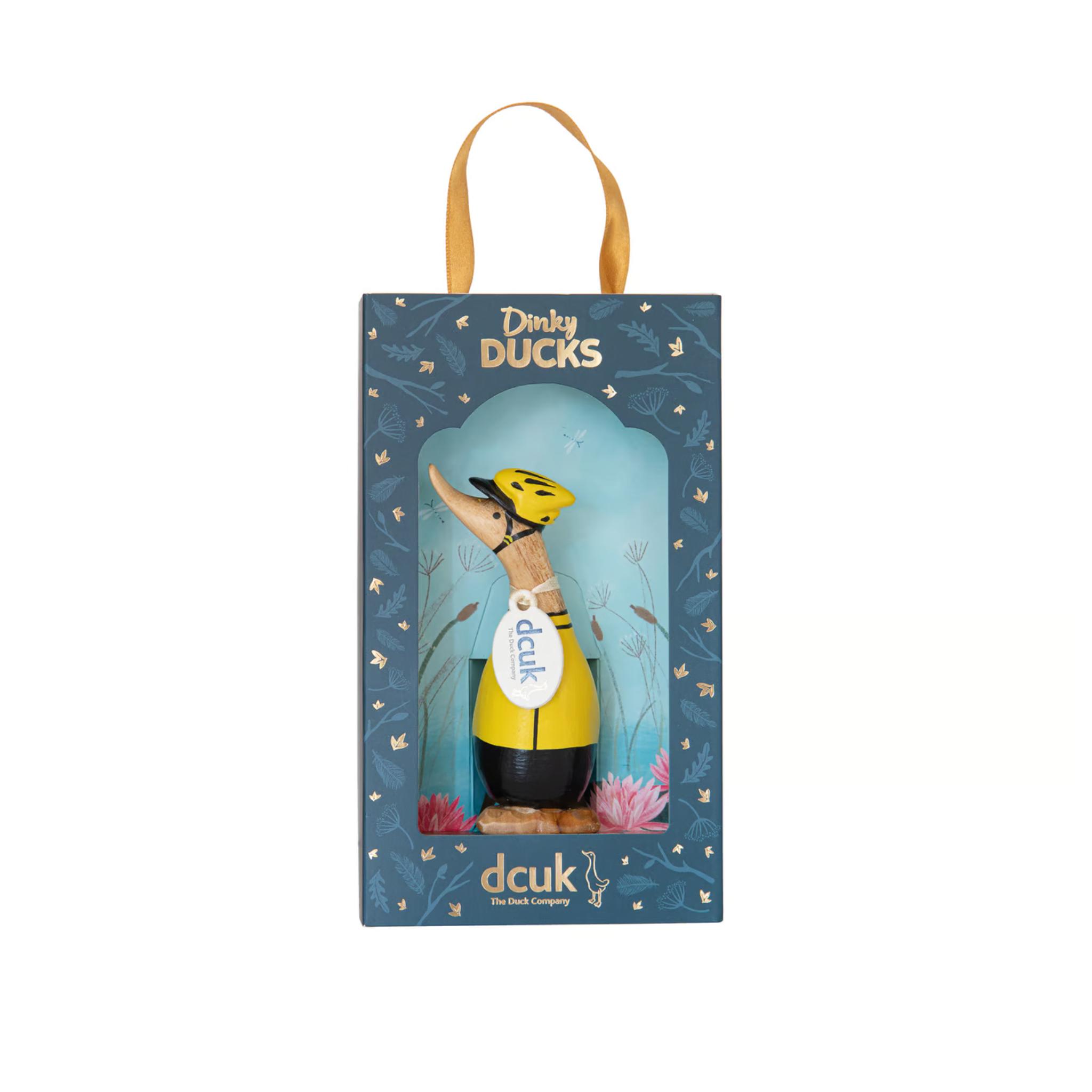 DCUK Dinky Duck Cyclist yellow in gift box