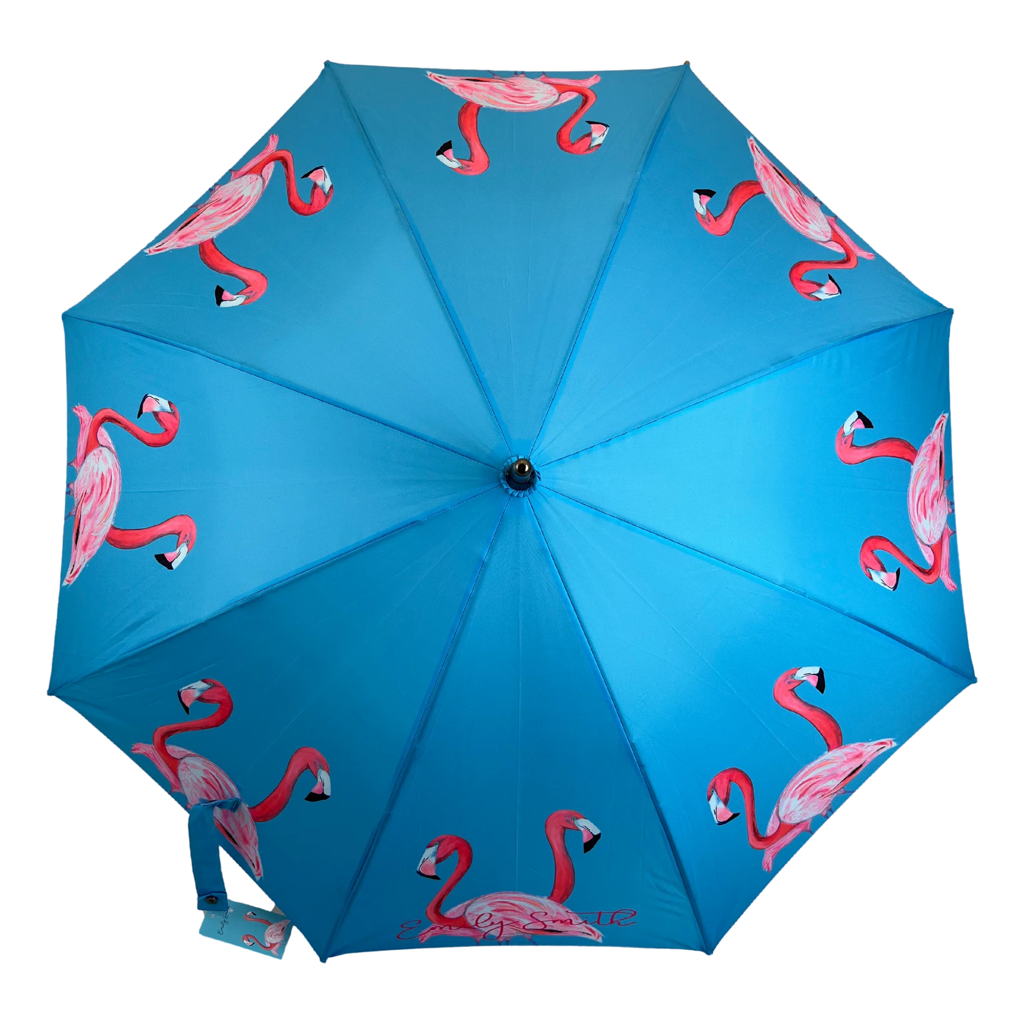 Emily Smith Flossy & Amber Compact Umbrella Blue