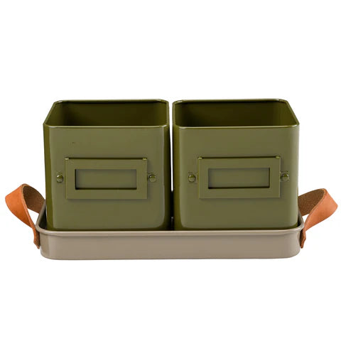 Burgon & Ball Collector Herb Pots - Olive