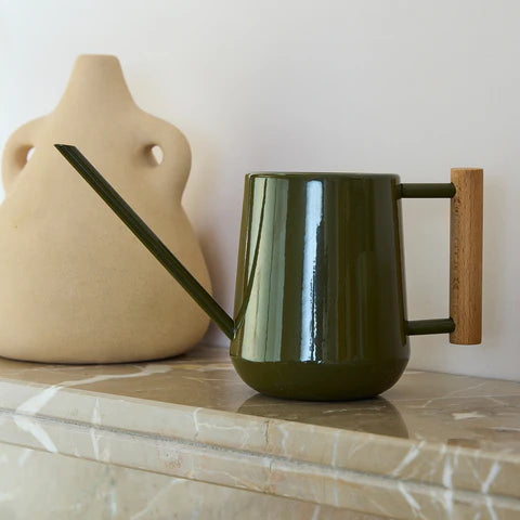 Burgon & Ball Collector Indoor Watering Can - Olive