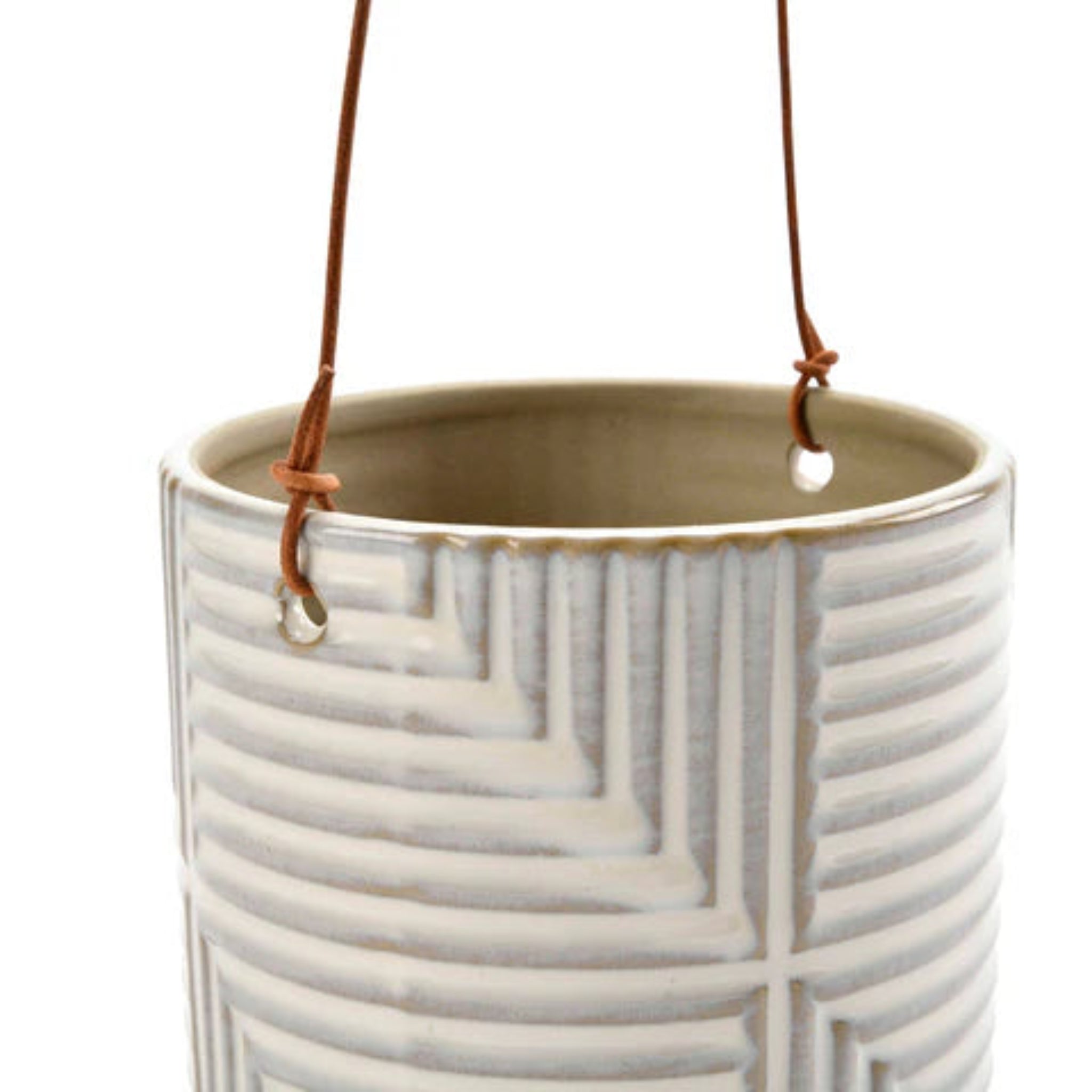 Burgon & Ball Modena Hanging Pot Grey