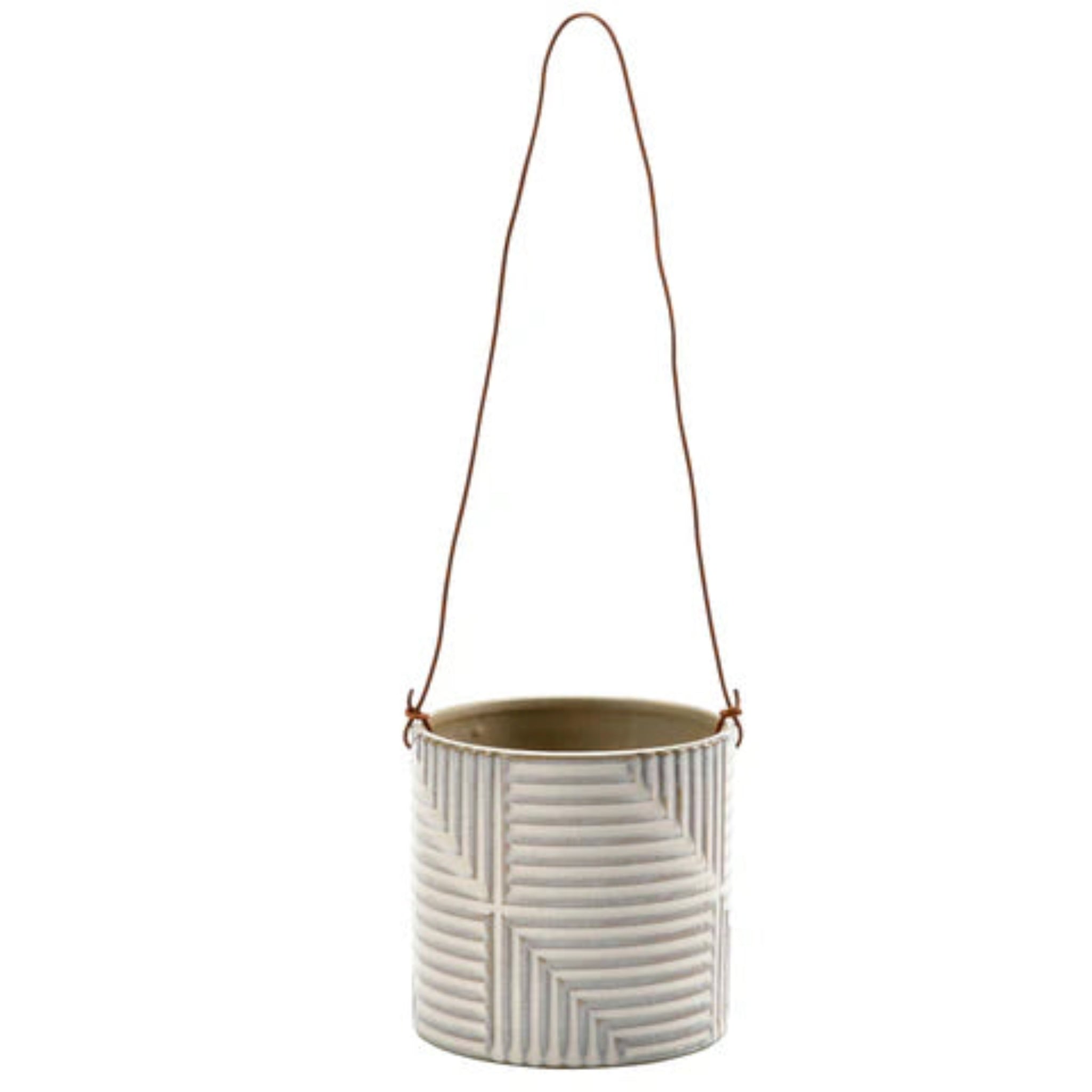 Burgon & Ball Modena Hanging Pot Grey