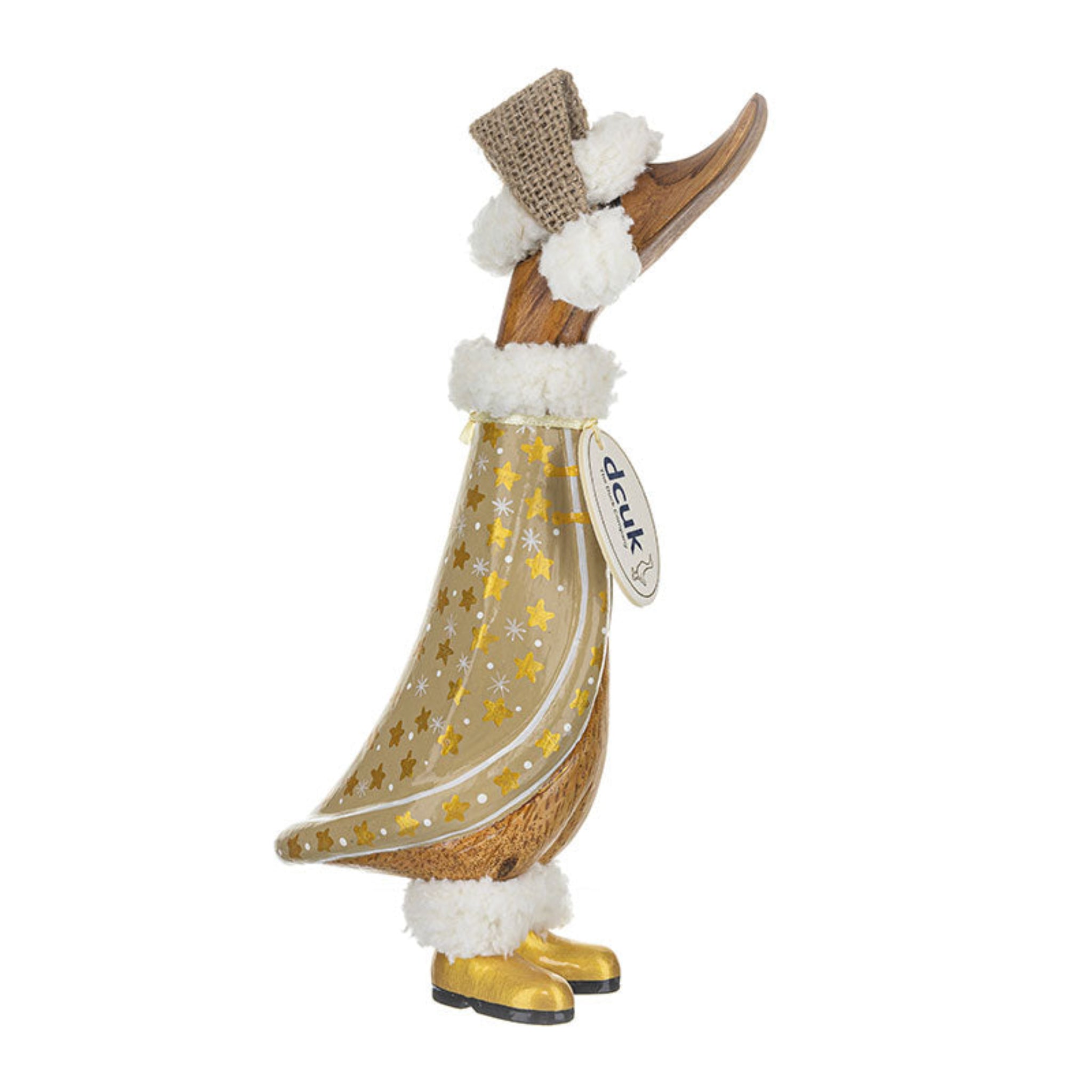 DCUK Christmas Ducklings Gilded Caramel gold cloak
