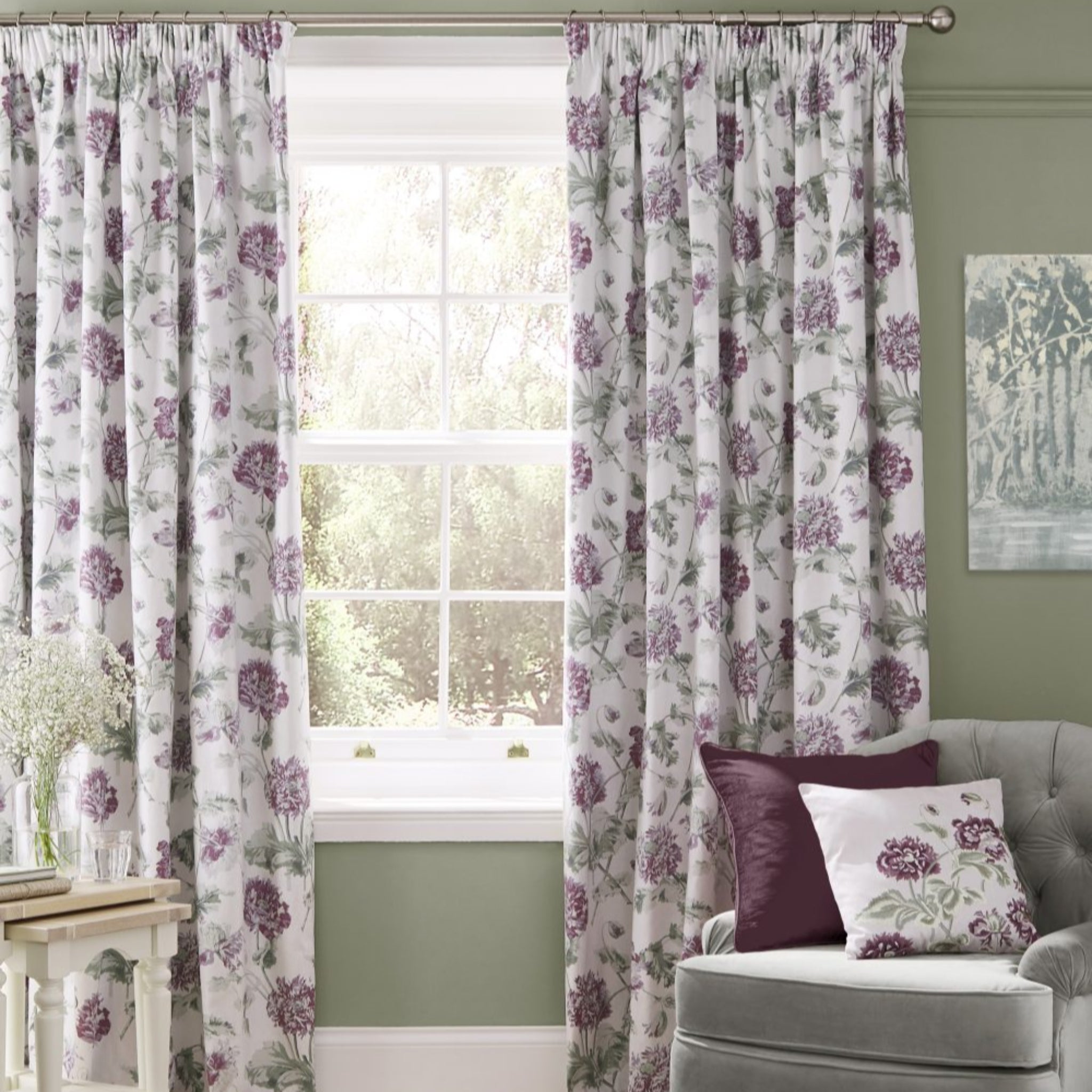 Laura Ashley Hepworth Blackout Pencil Pleat Curtains - Packing Opened