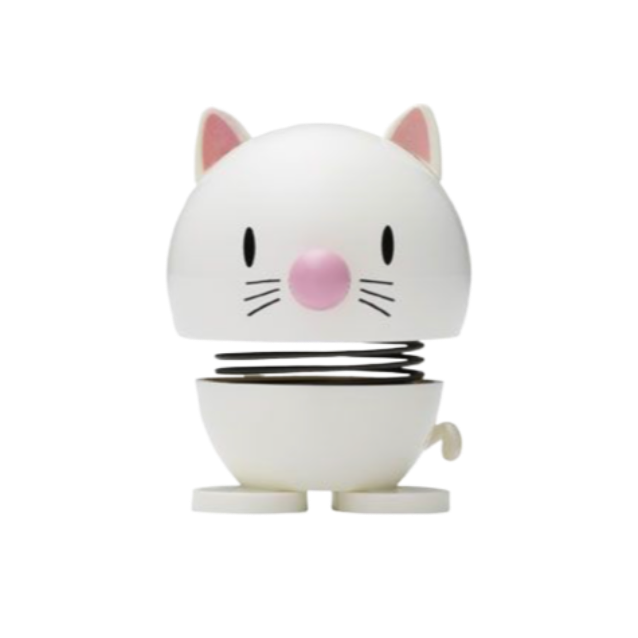 Hoptimist White Cat Desk Companion