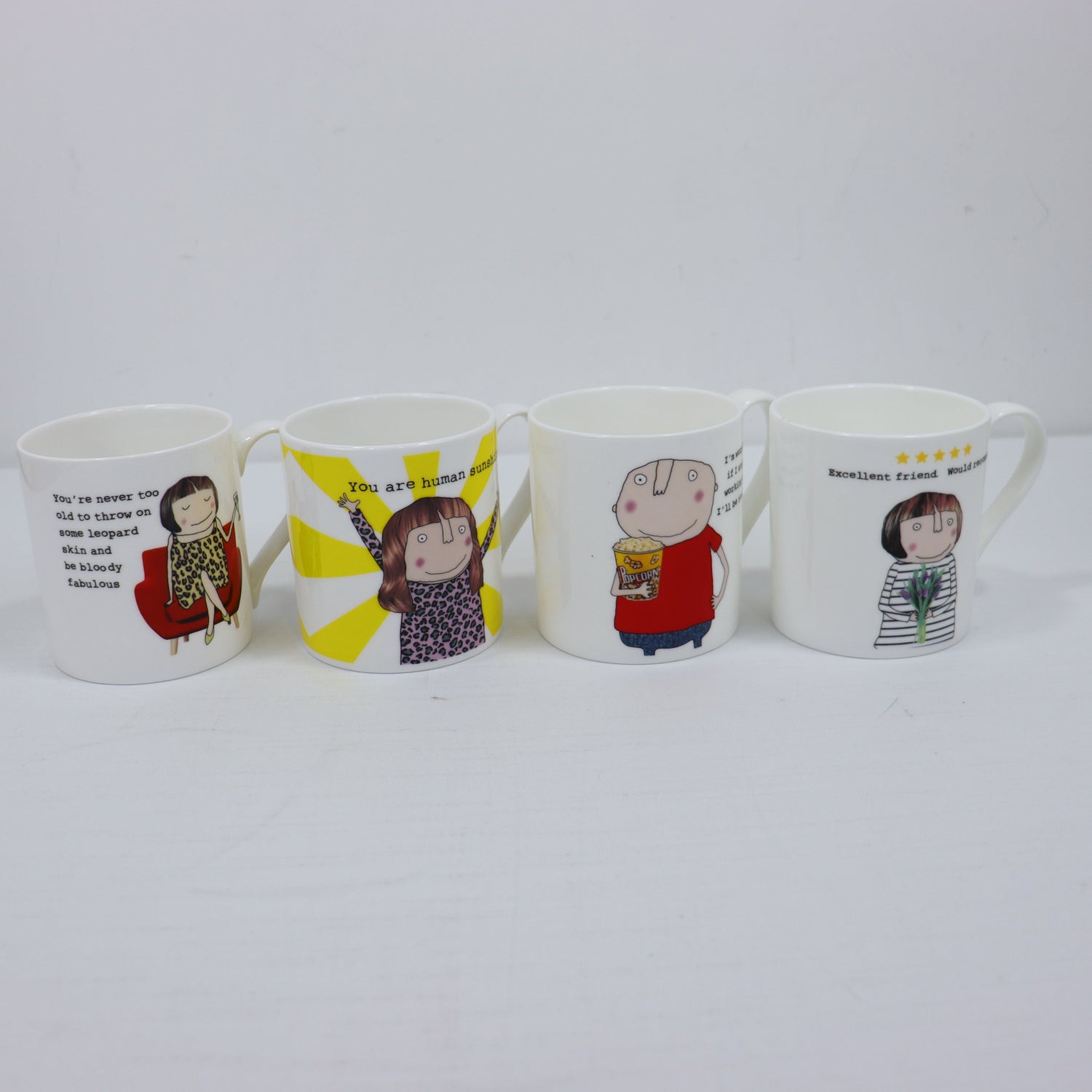 Rosie Made A Thing Mugs 350ml SECONDS picked at random four mugs