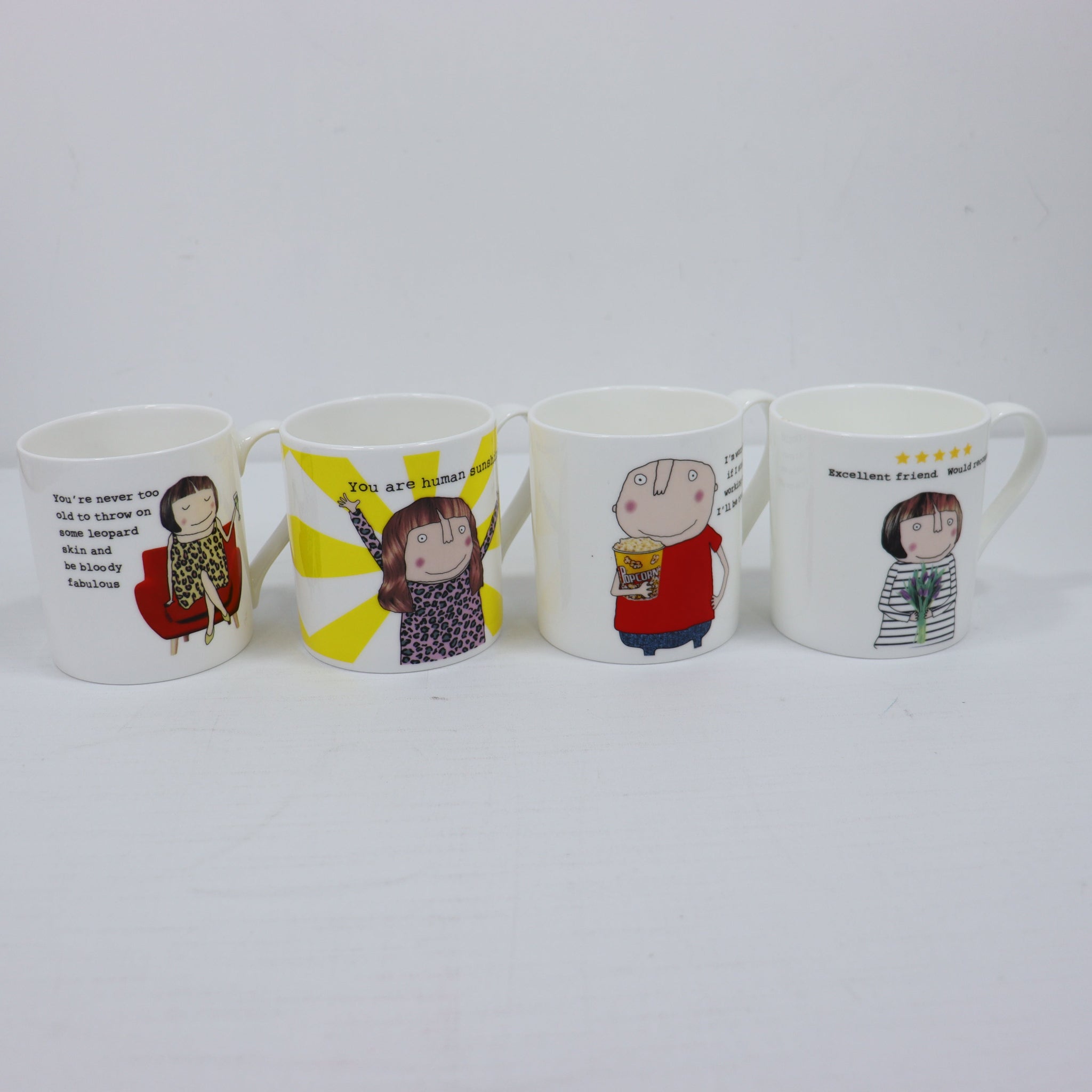 Rosie Made A Thing Mugs 350ml SECONDS picked at random four mugs