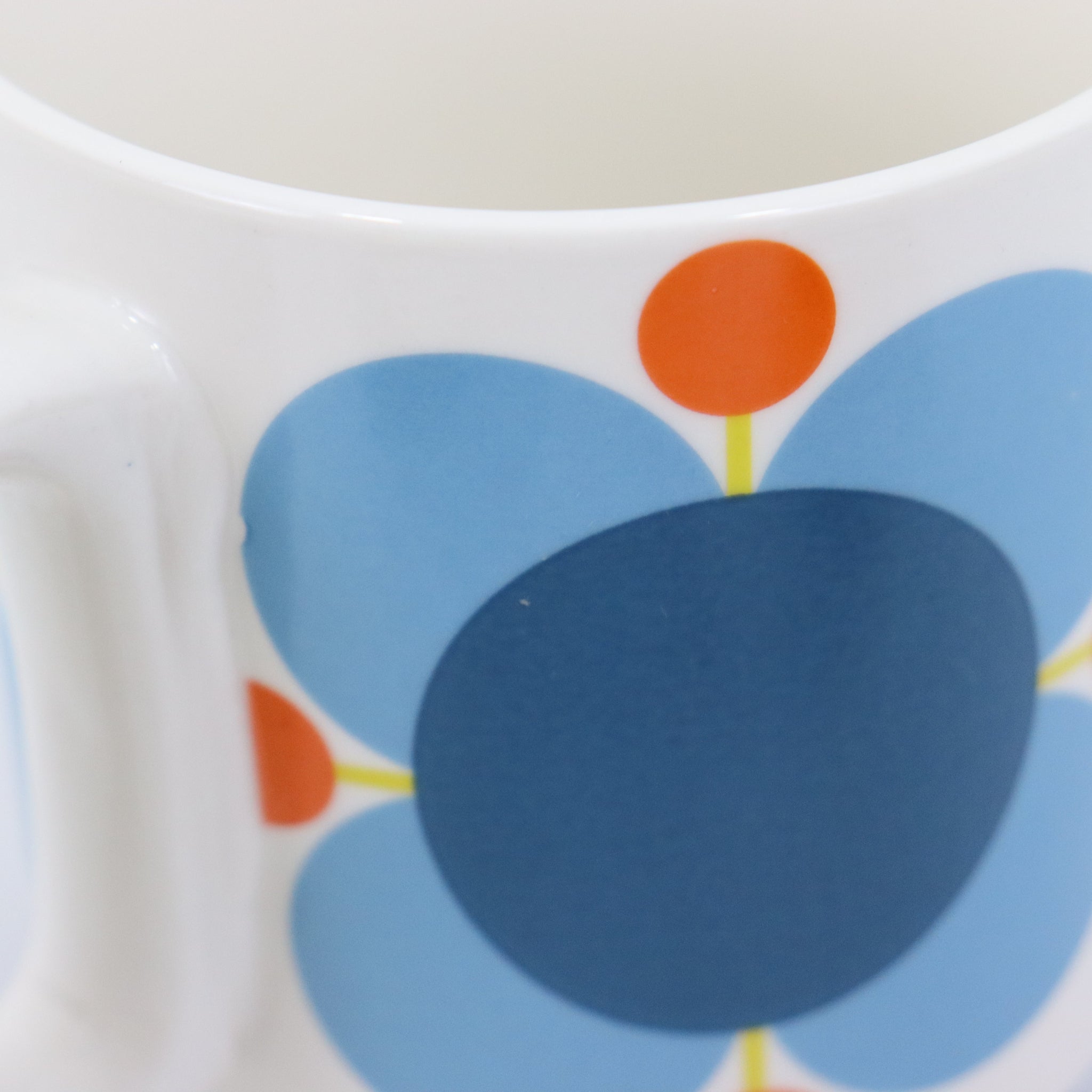 Orla Kiely Stackable Mugs Atomic Print Set of Four - SECONDS