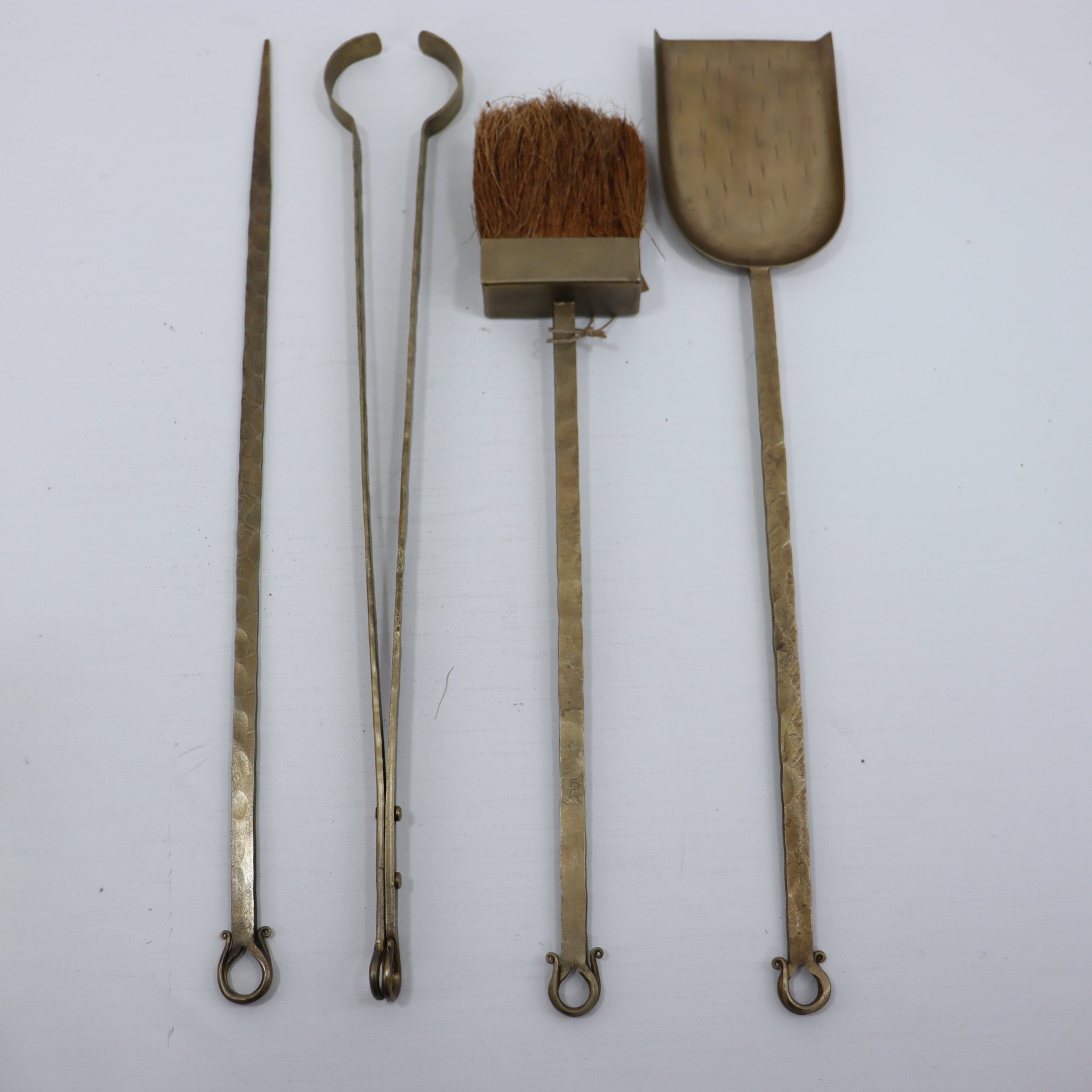 Nkuku Lowada Fireside Tool Set Antique Brass
