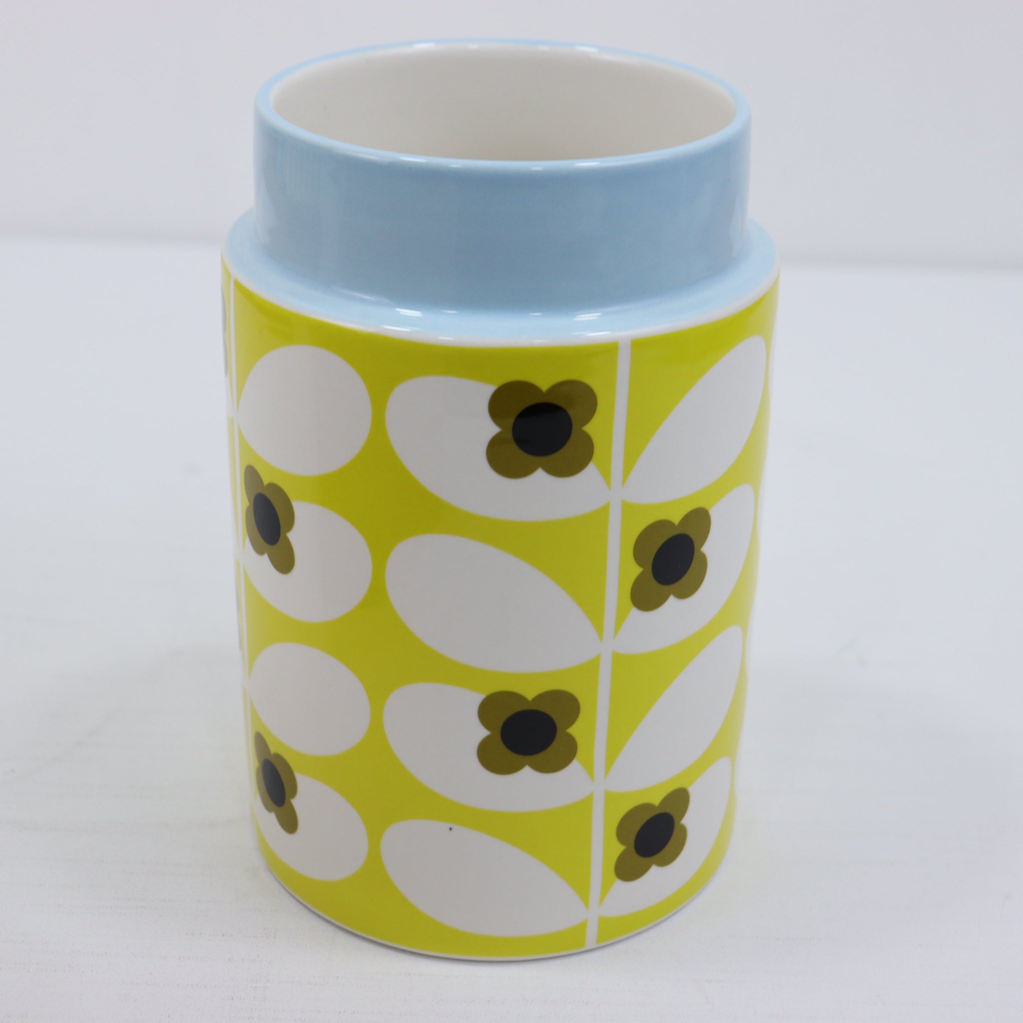Orla Kiely Utensil Pot Wild Rose Dandelion Yellow -SECONDS