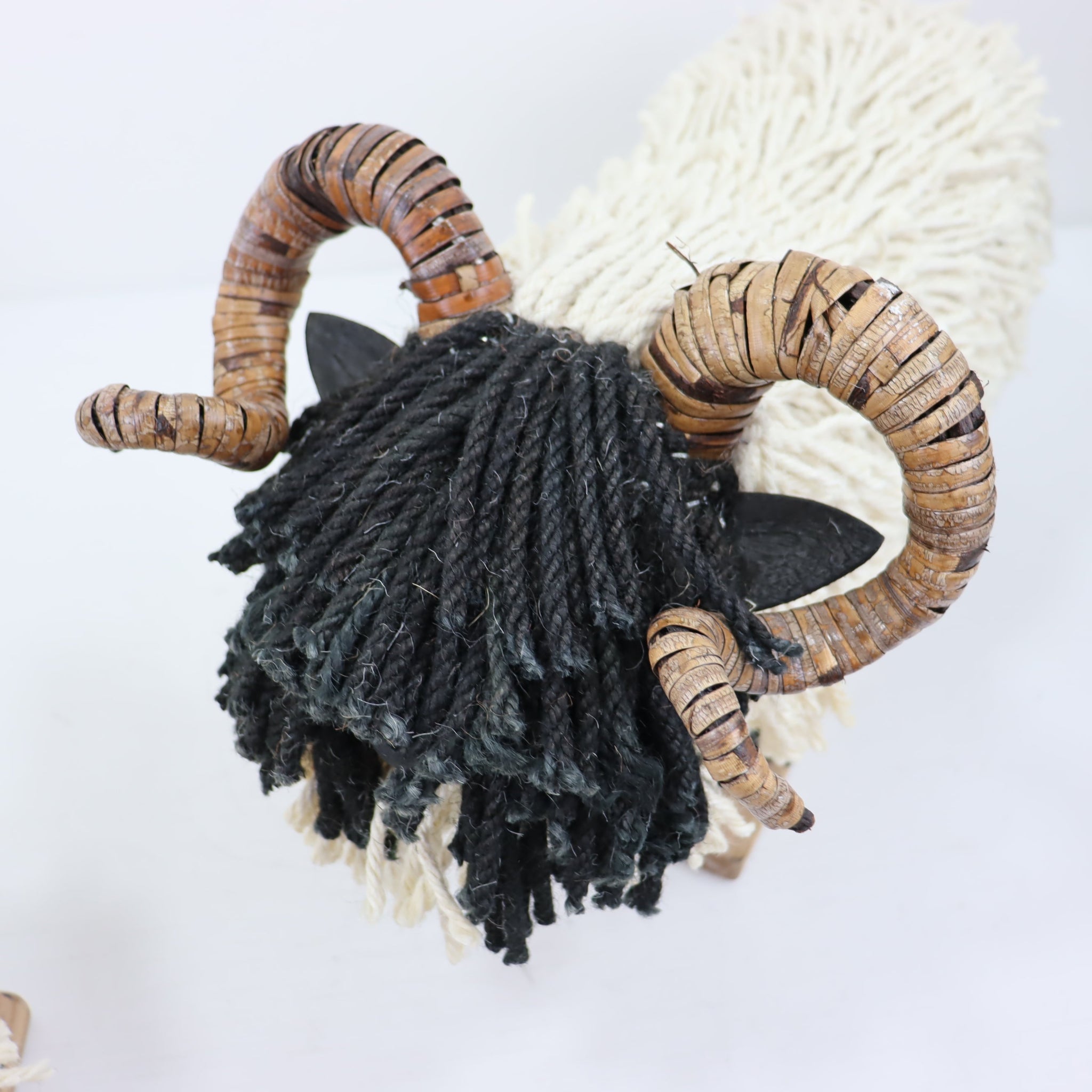 Aquarelle Home Rupert Sheep Face ith horns.