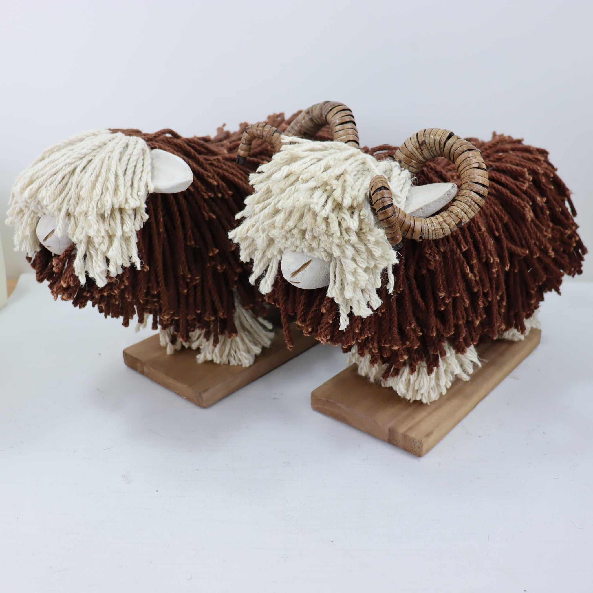 Aquarelle Home Sadie and Rupert Sheep Brown and cream