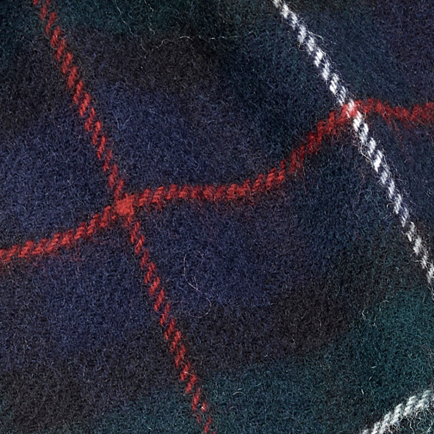 Bronte by Moon McKenzie Tartan Scarf  close up