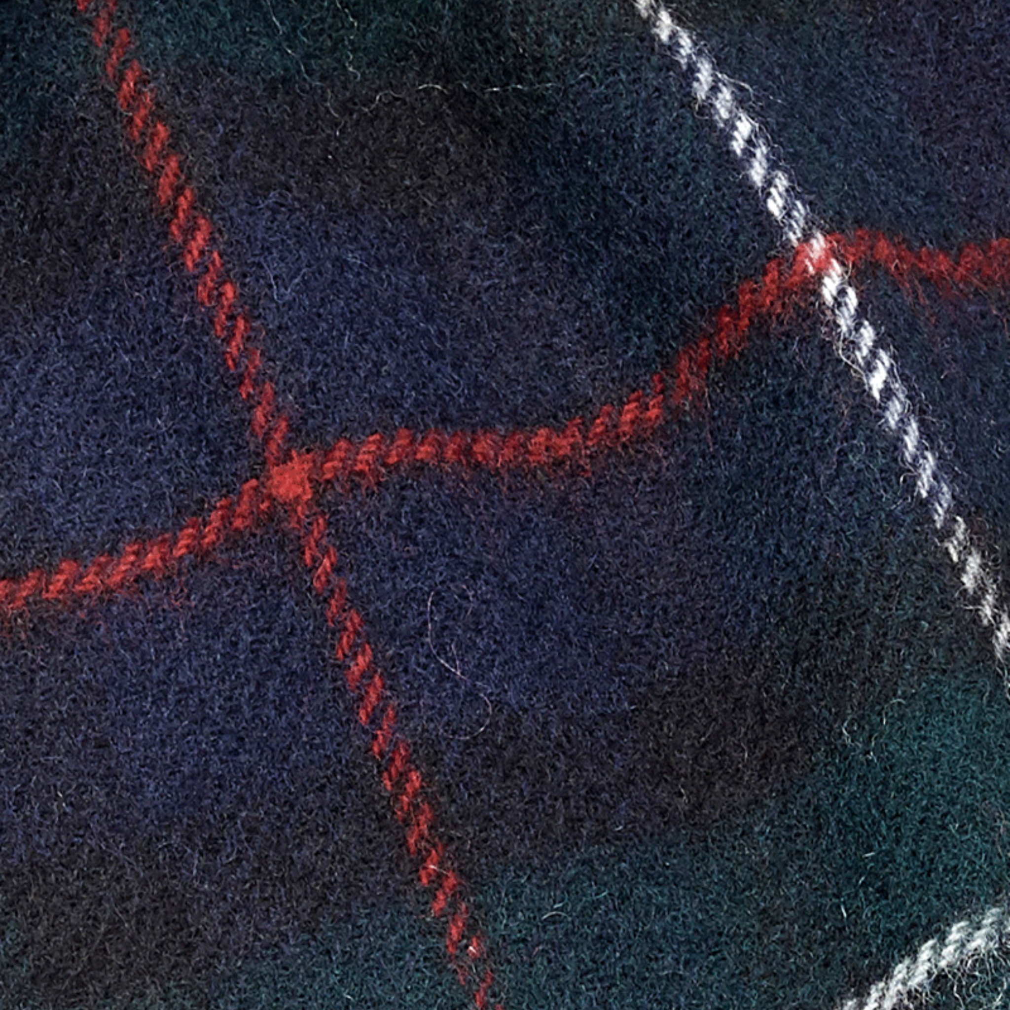 Bronte by Moon McKenzie Tartan Scarf close up