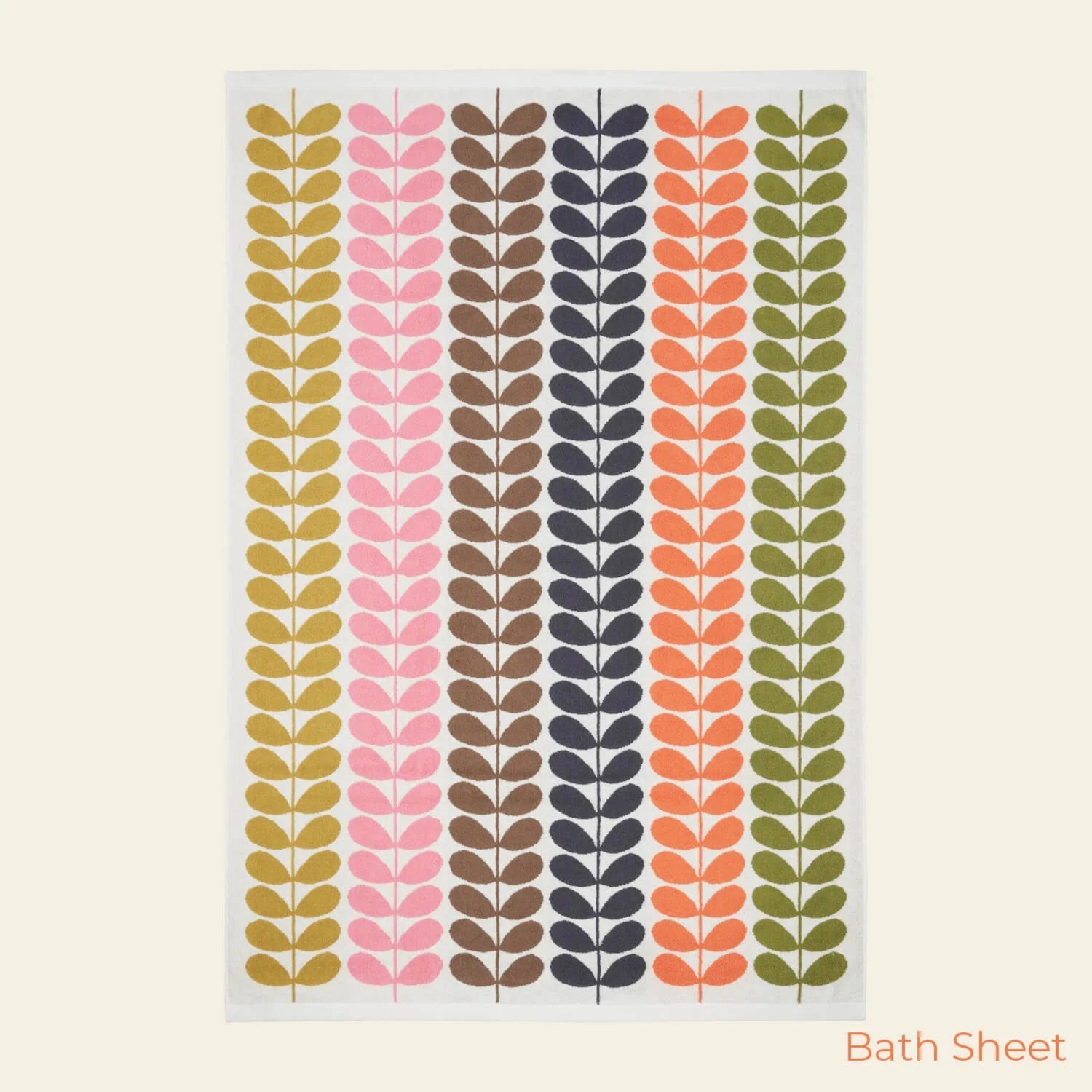 Orla Kiely Multi Stem Towels Auburn