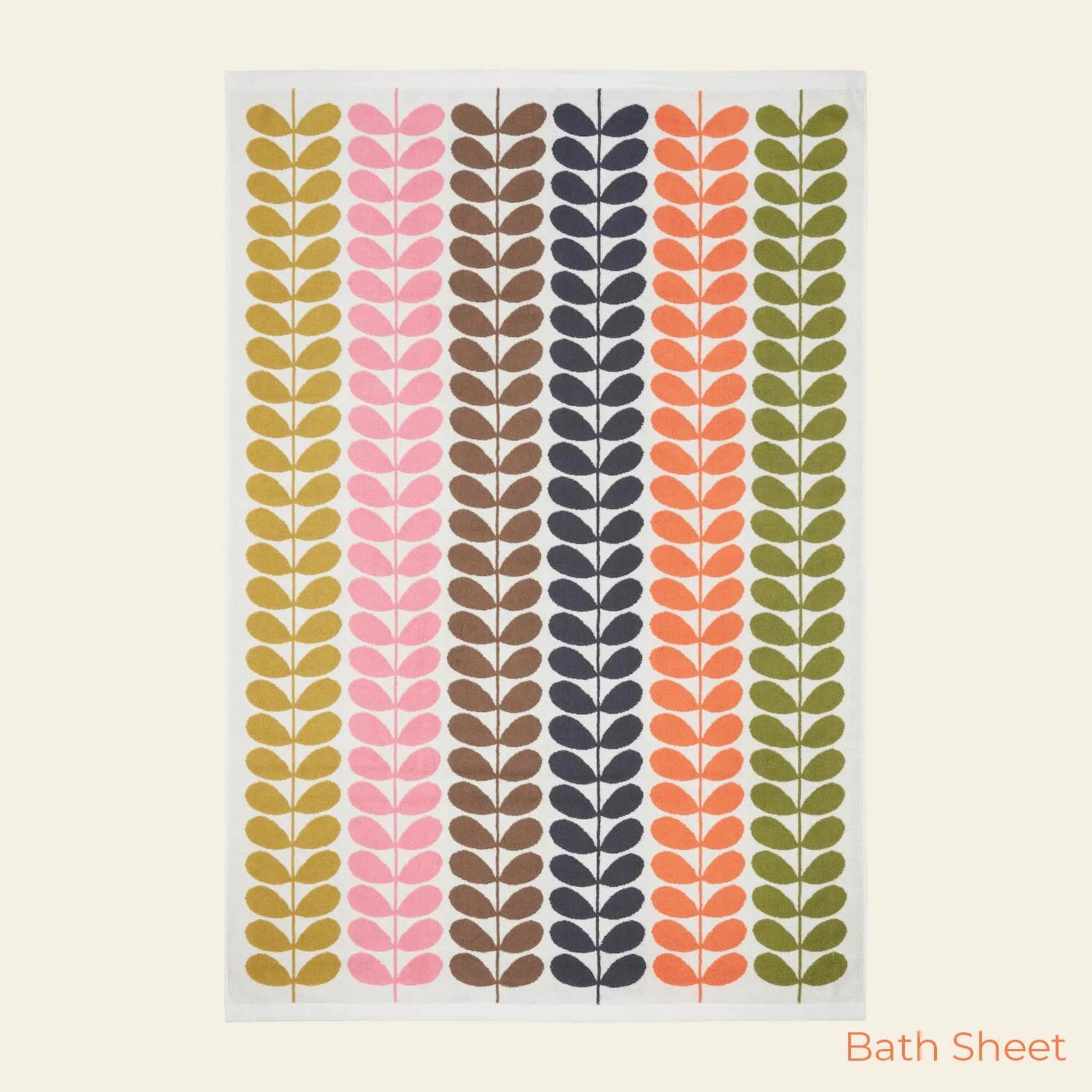 Orla Kiely Multi Stem Towels Auburn