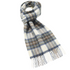 Bronte by Moon Muted Blue Stewart Tartan Scarf 25cm x 190cm
