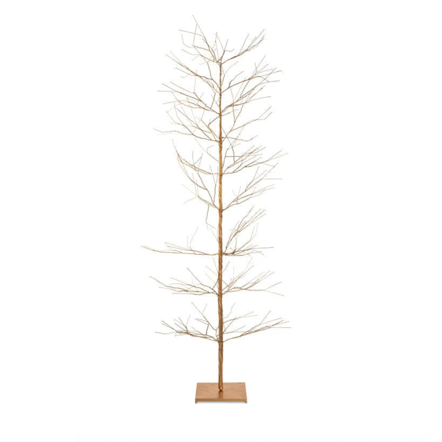Nkuku Charida Wire Christmas Tree Brass