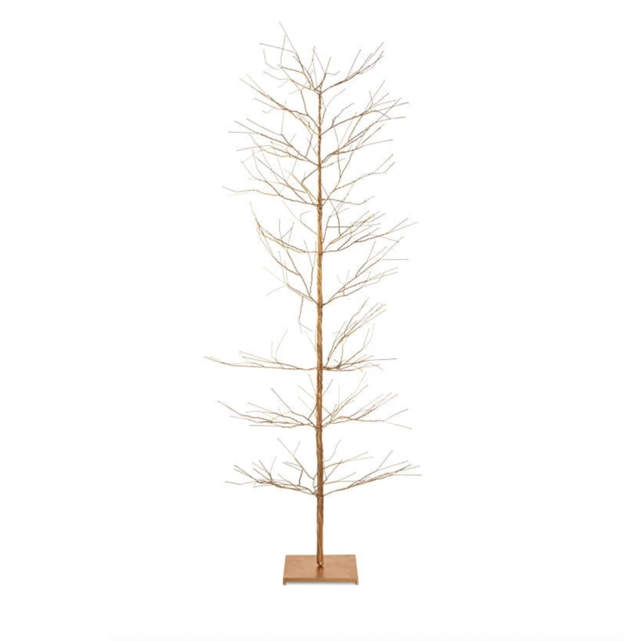 Nkuku Charida Wire Christmas Tree Brass
